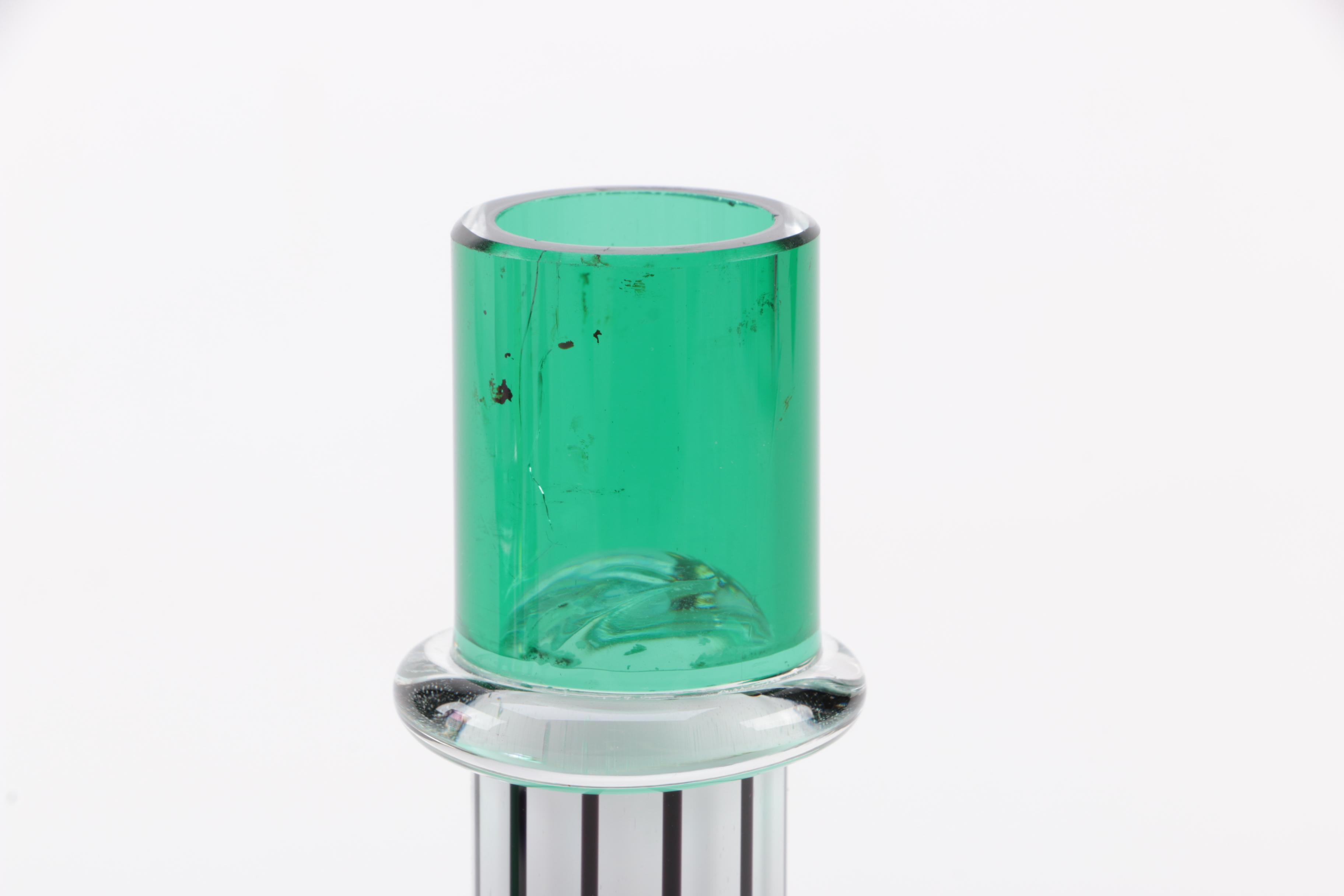 Collection of Chatham Glass Company Candlesticks