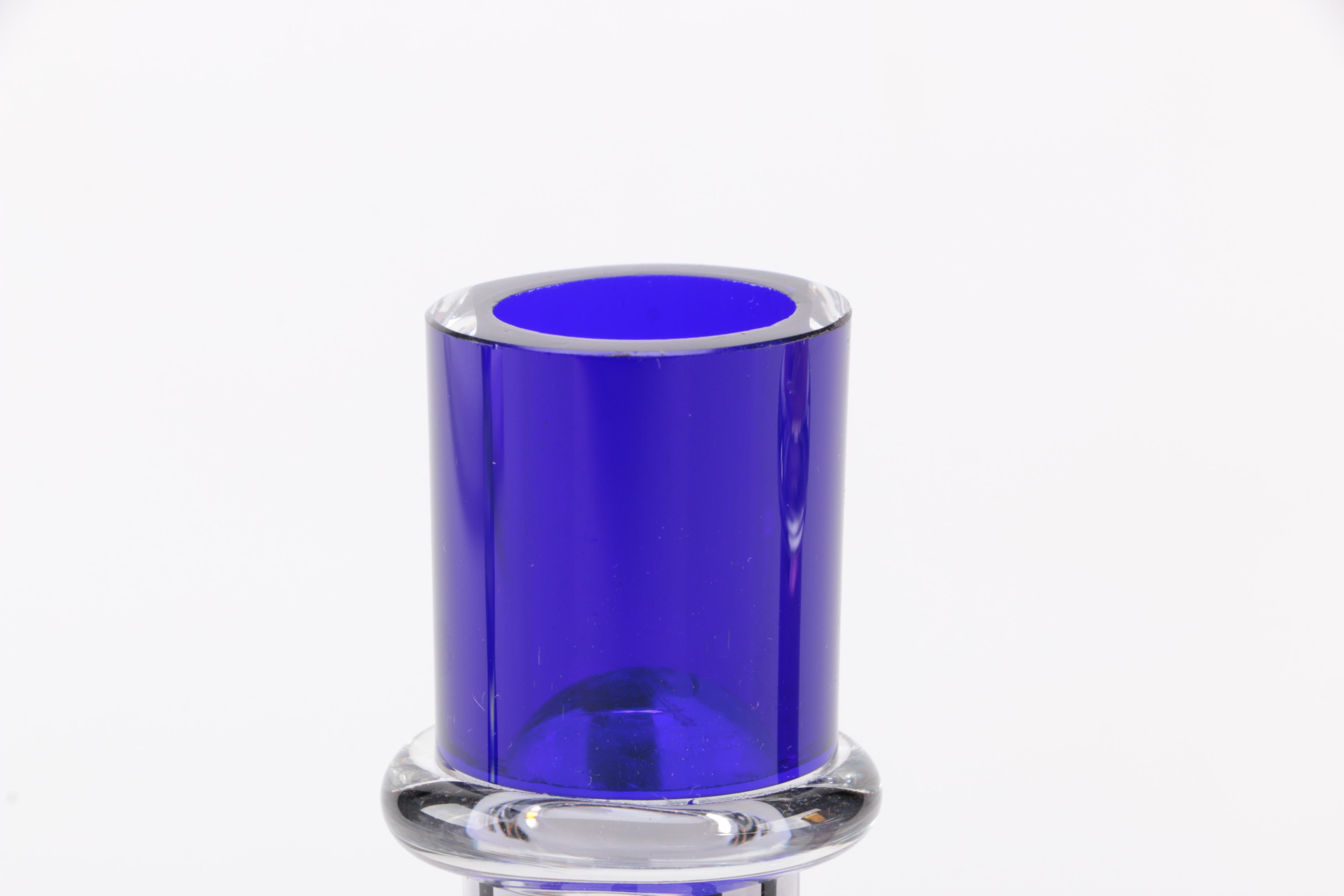 Collection of Chatham Glass Company Candlesticks