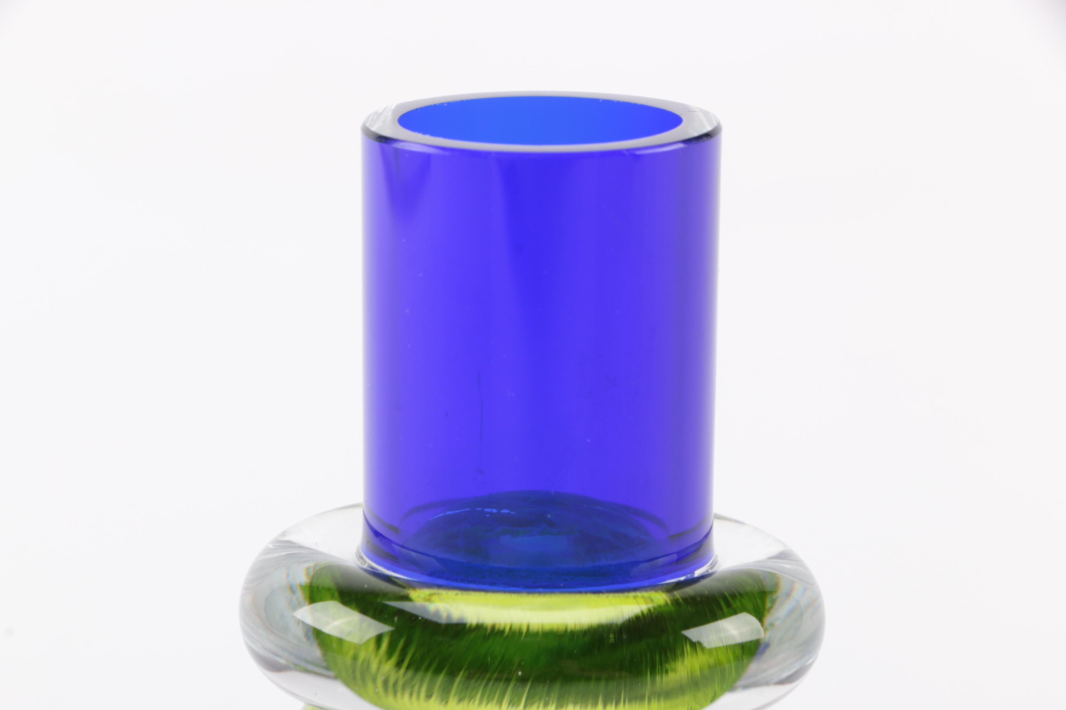 Collection of Chatham Glass Company Candlesticks