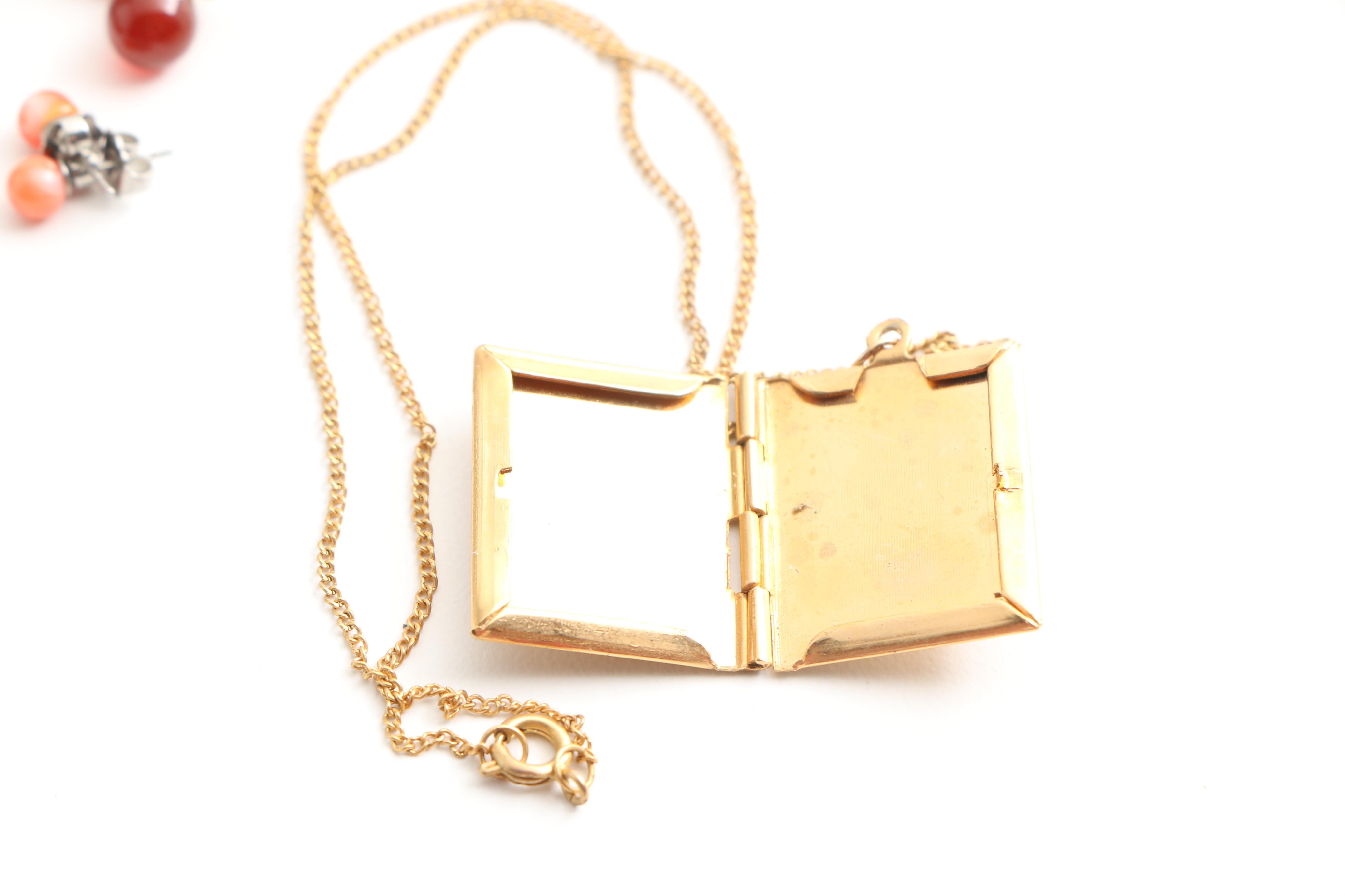 Collection of Vintage Costume Jewelry Including Italian Micro-Mosaic