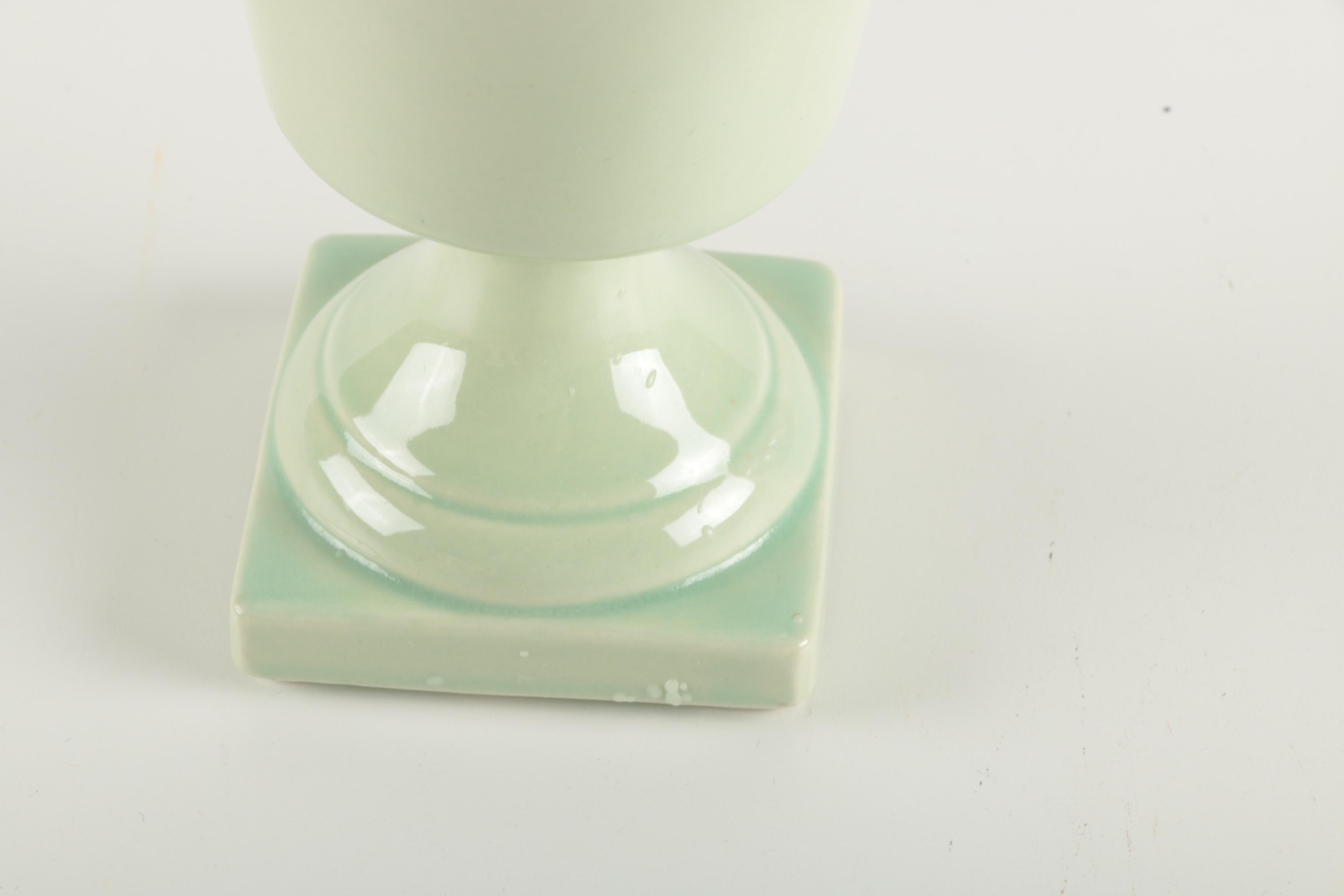 Vintage Pastel Footed Ceramic Planters