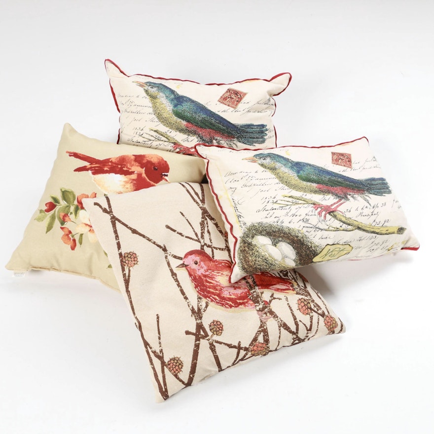Bird-Themed Throw Pillows