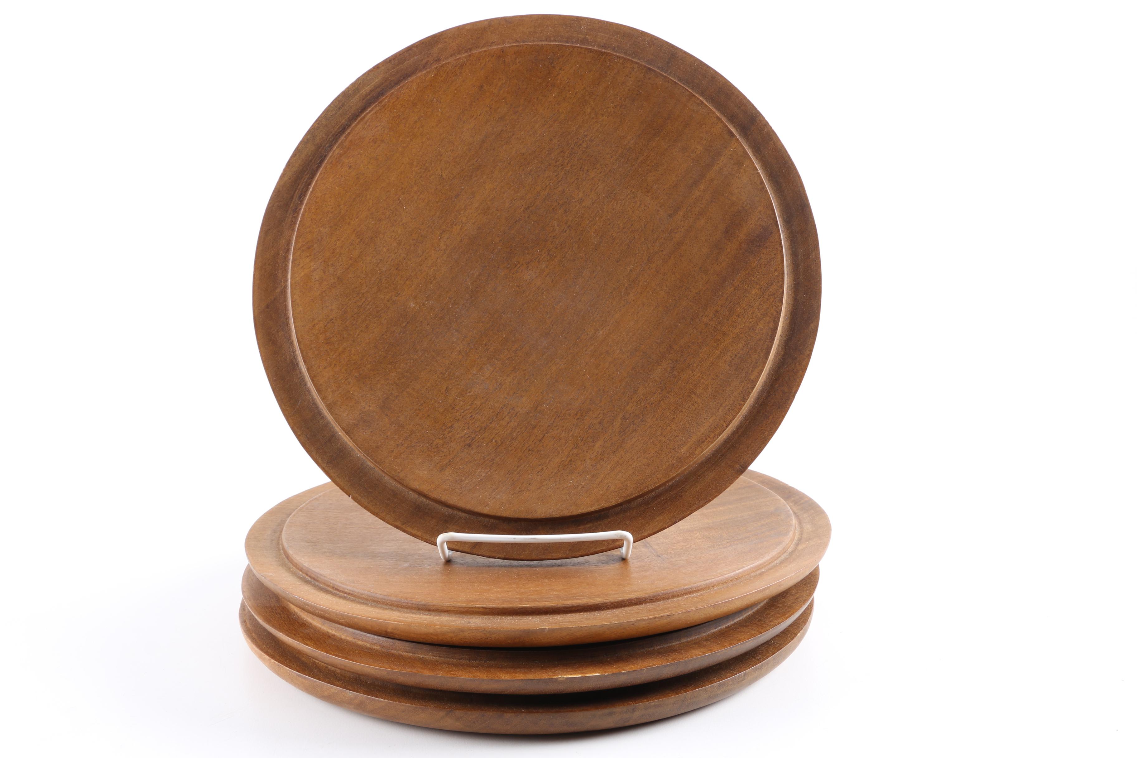 Wooden Serving Trays and Bowl