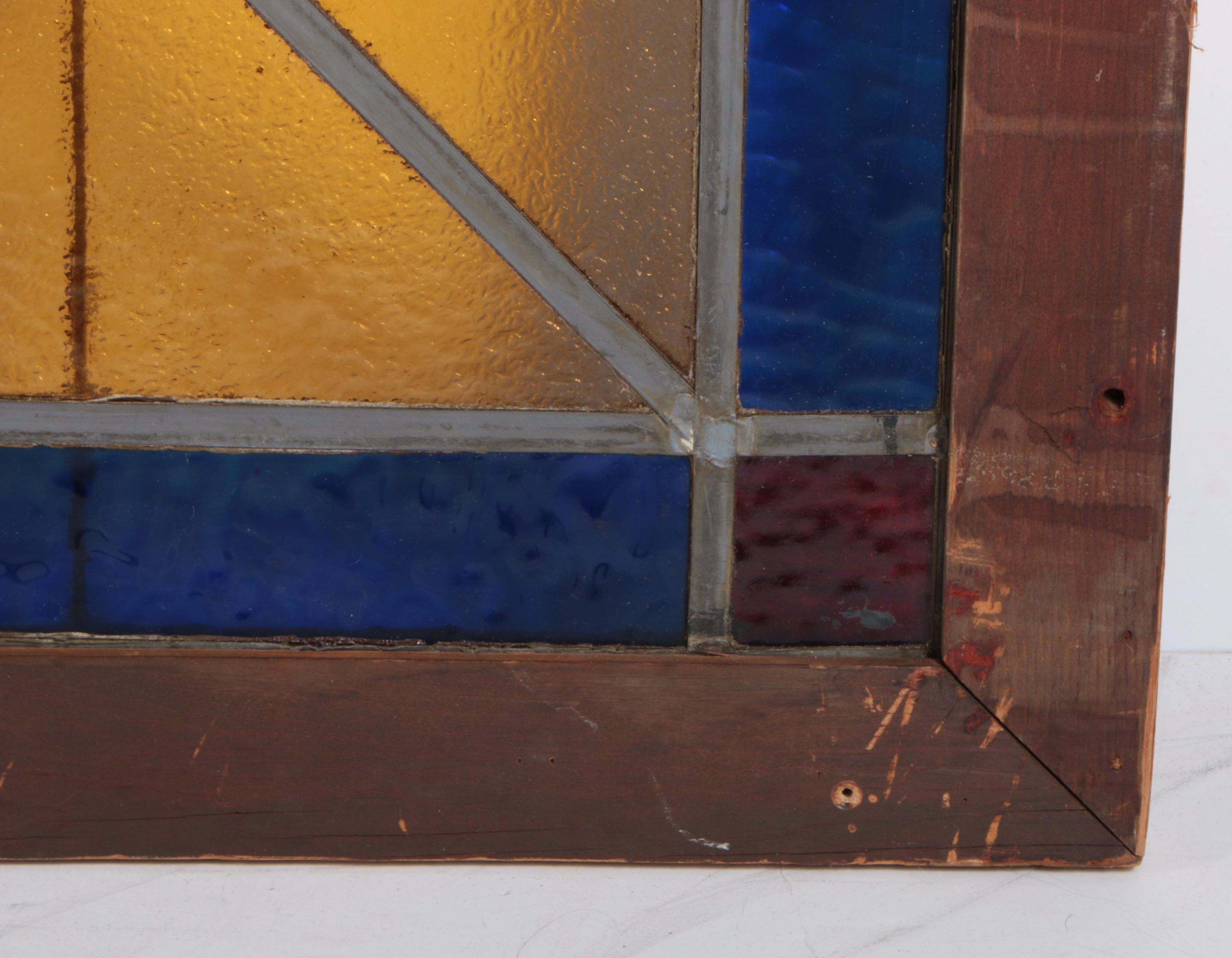 Stained Glass in Wooden Frames