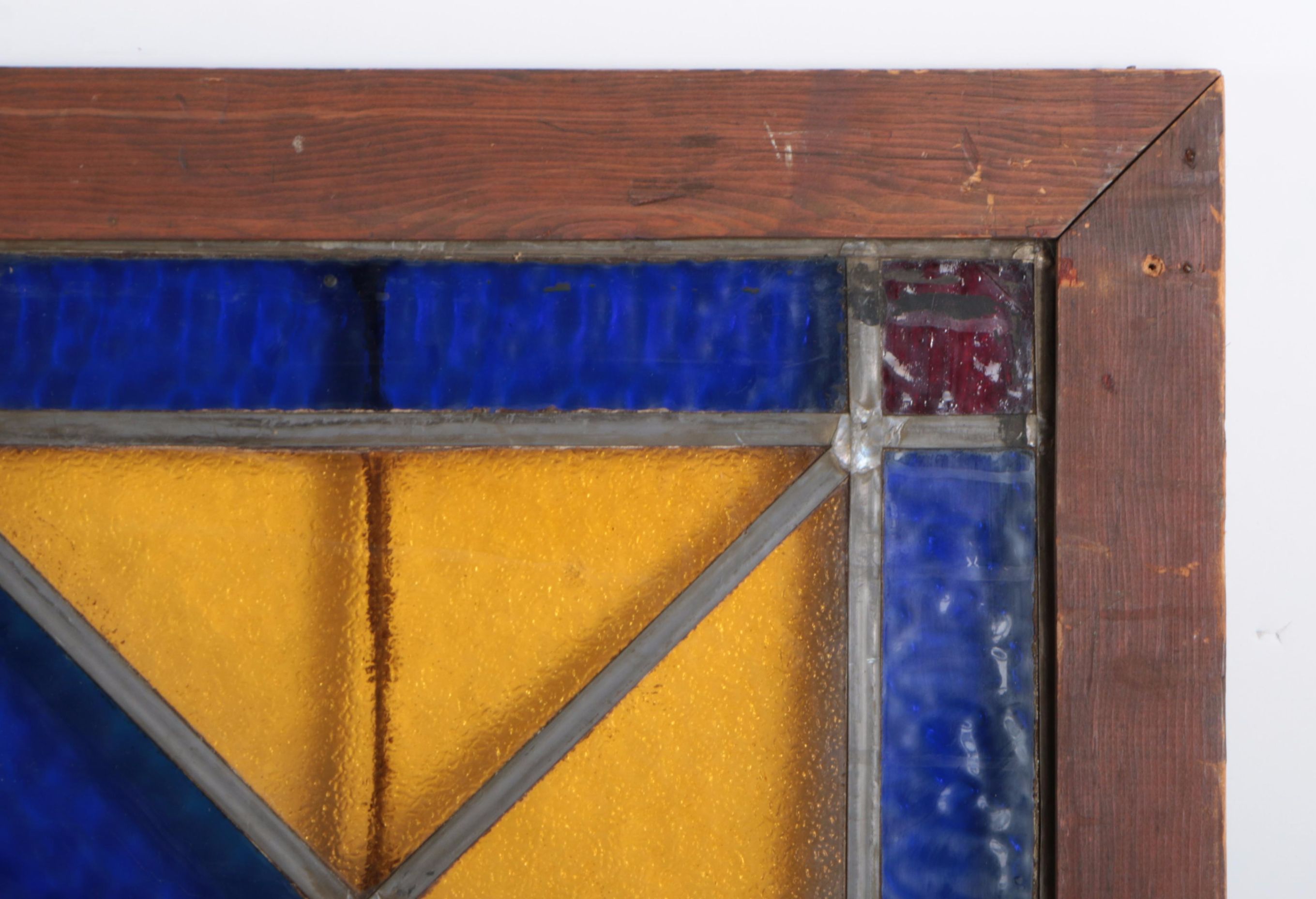 Stained Glass in Wooden Frames