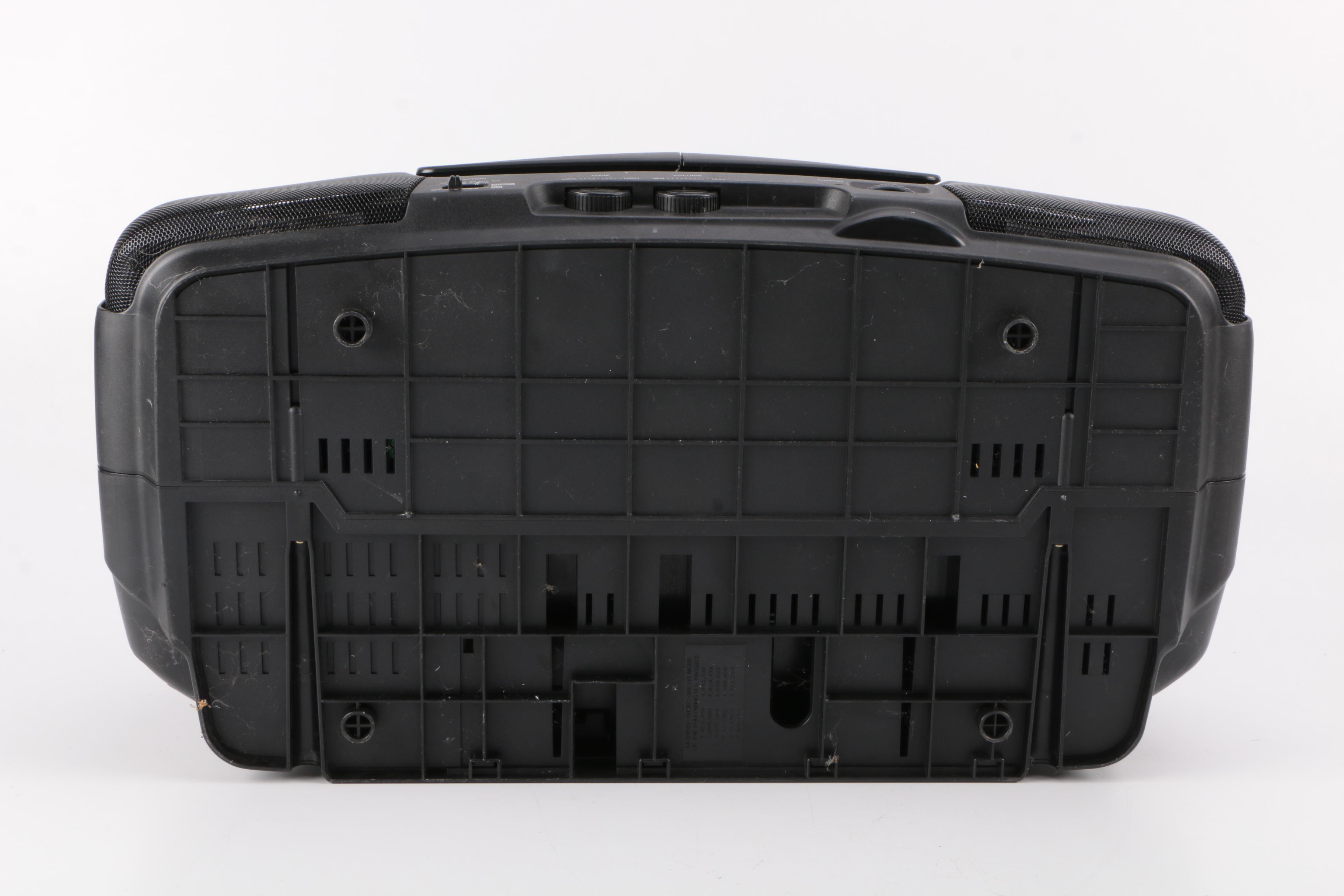 Sharp Five CD Boombox with SL Waber Surge Protector