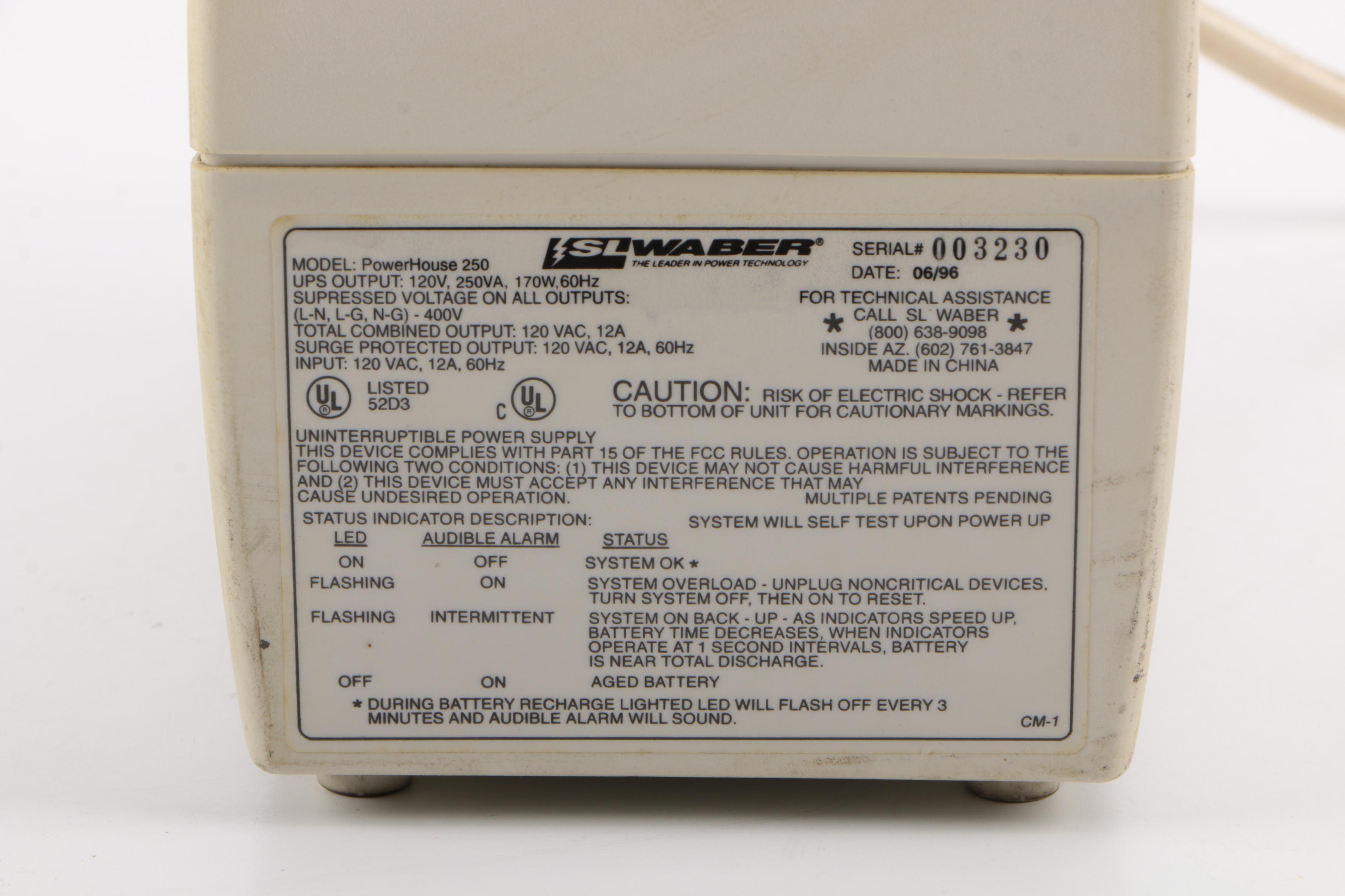 Sharp Five CD Boombox with SL Waber Surge Protector