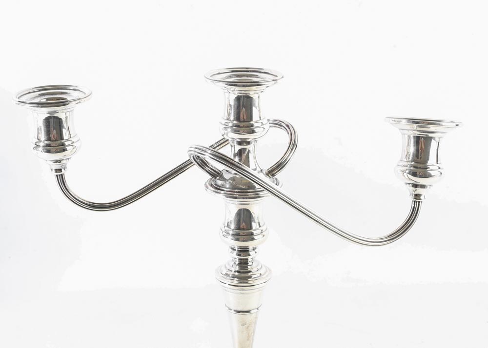 S. Kirk & Son Weighted Sterling Silver Candelabras