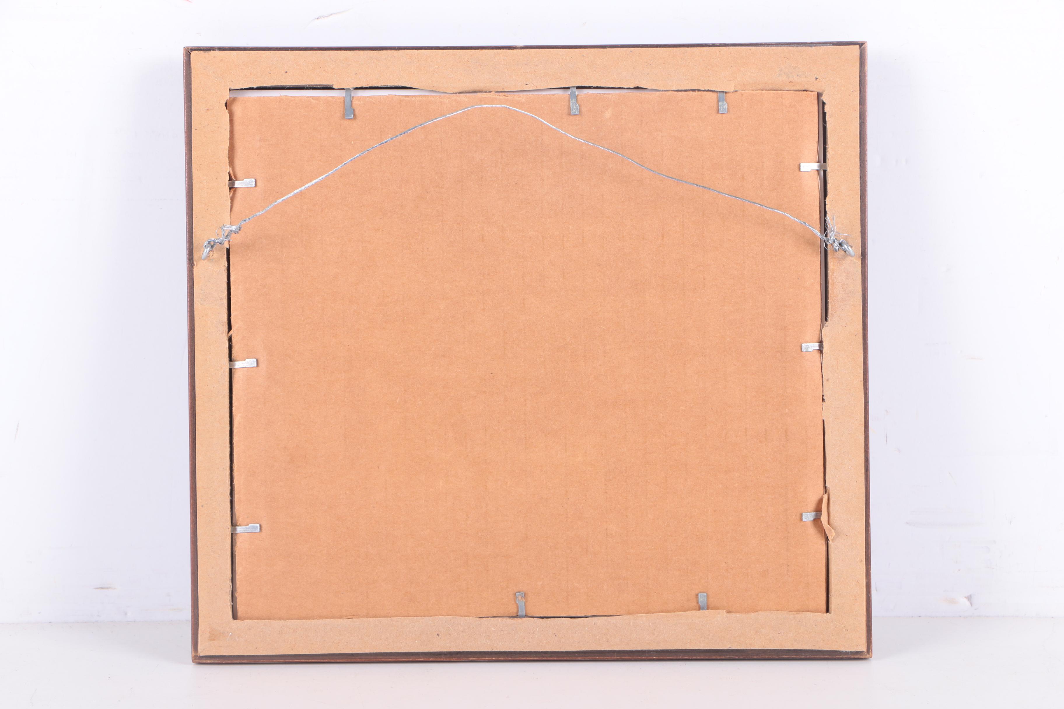 Jack Simmerling Halftone Reproduction Print on Paper of an Etching of Chicago