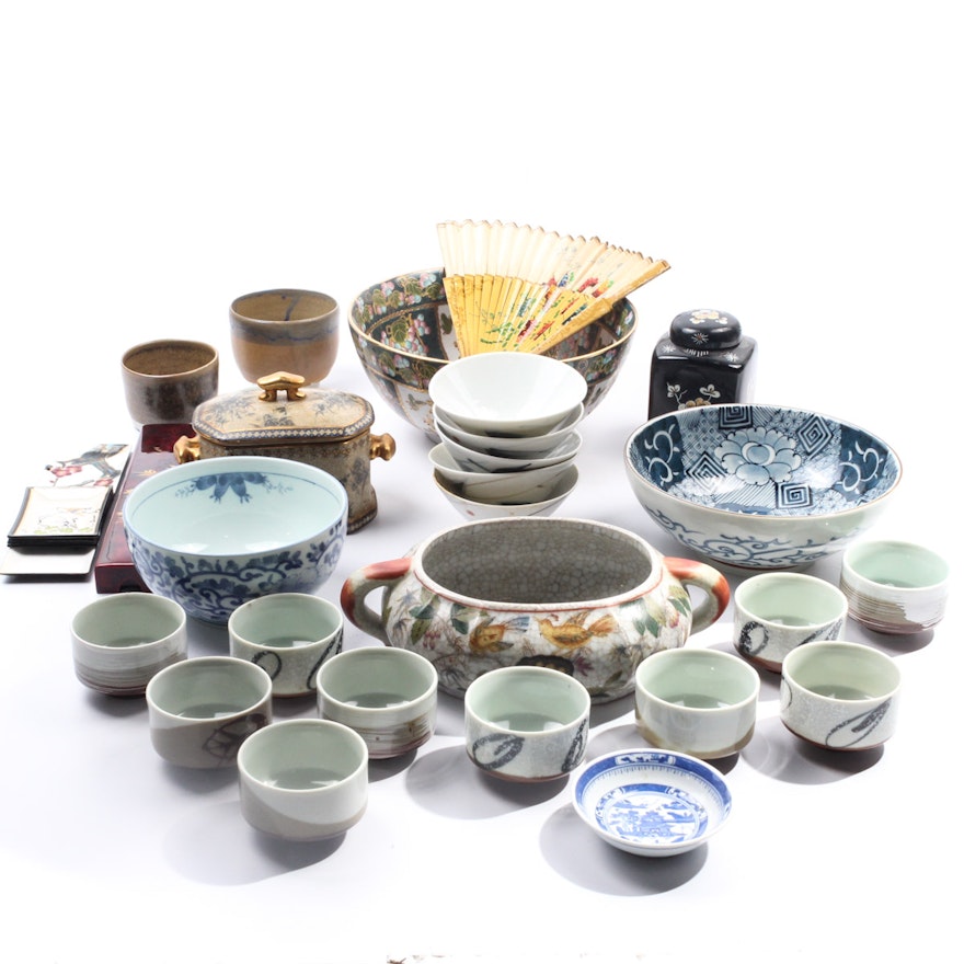 Collection of Asian Inspired Ceramics