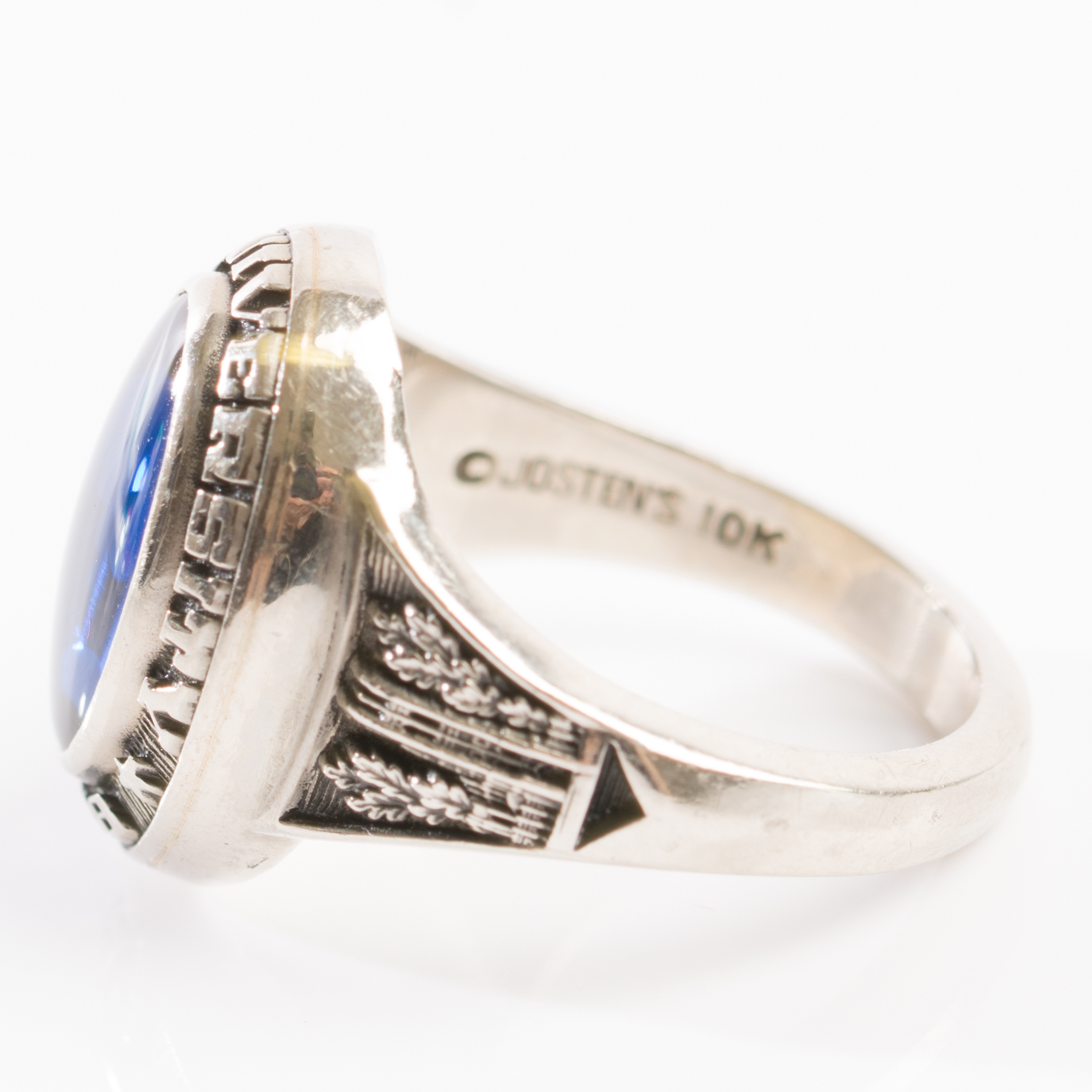 10K White Gold Duke University Class Ring