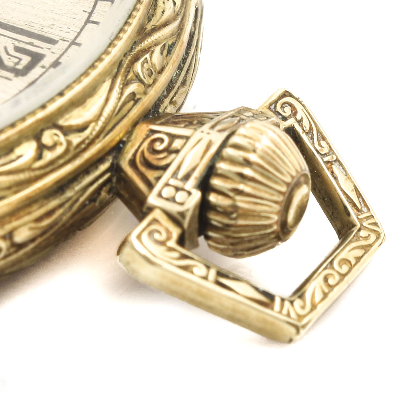 Vintage Elgin Gold Filled Open Face Pocket Watch