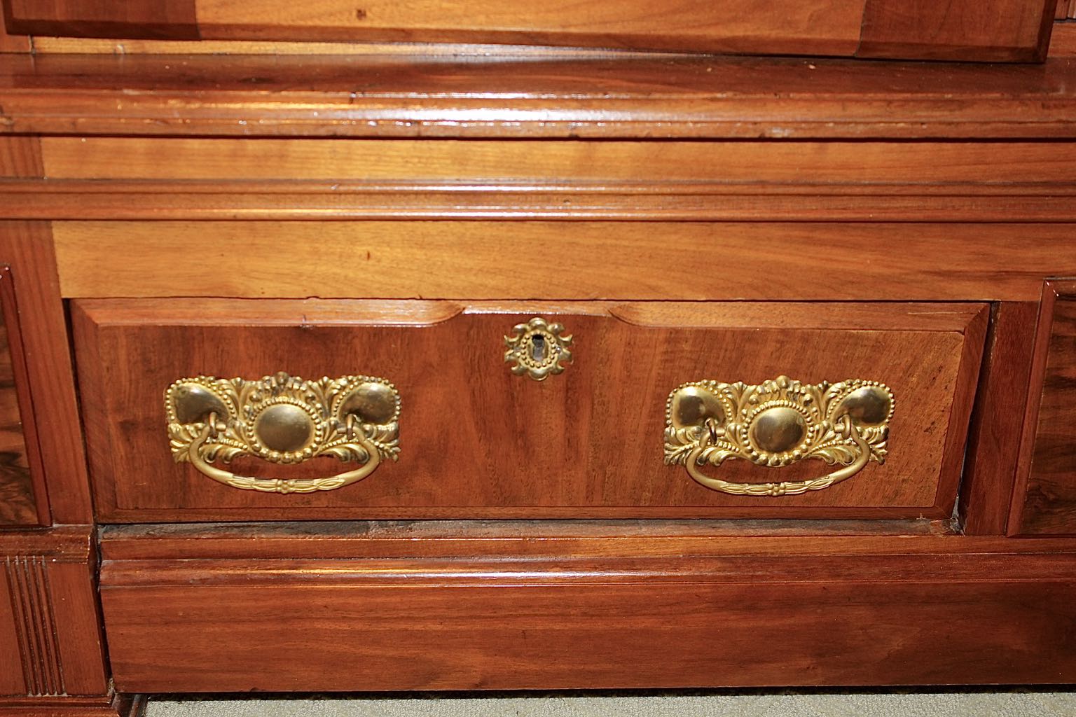 Antique Victorian Mahogany Armoire