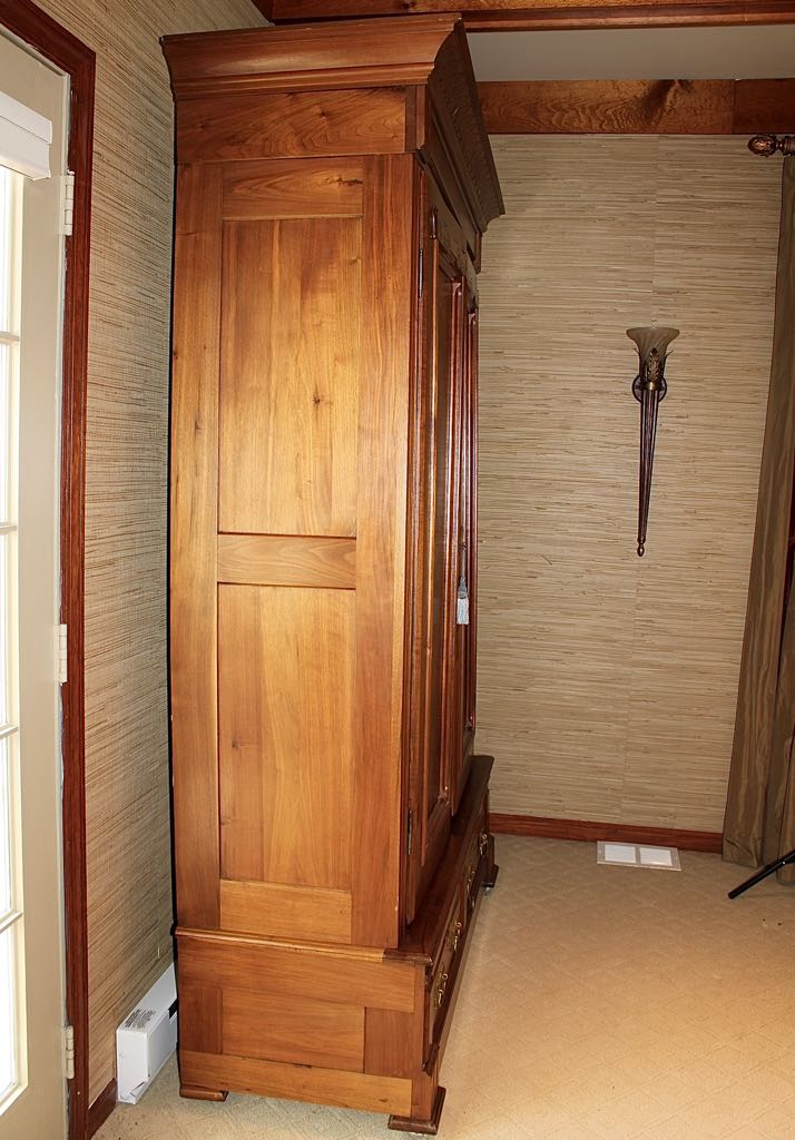 Antique Victorian Mahogany Armoire