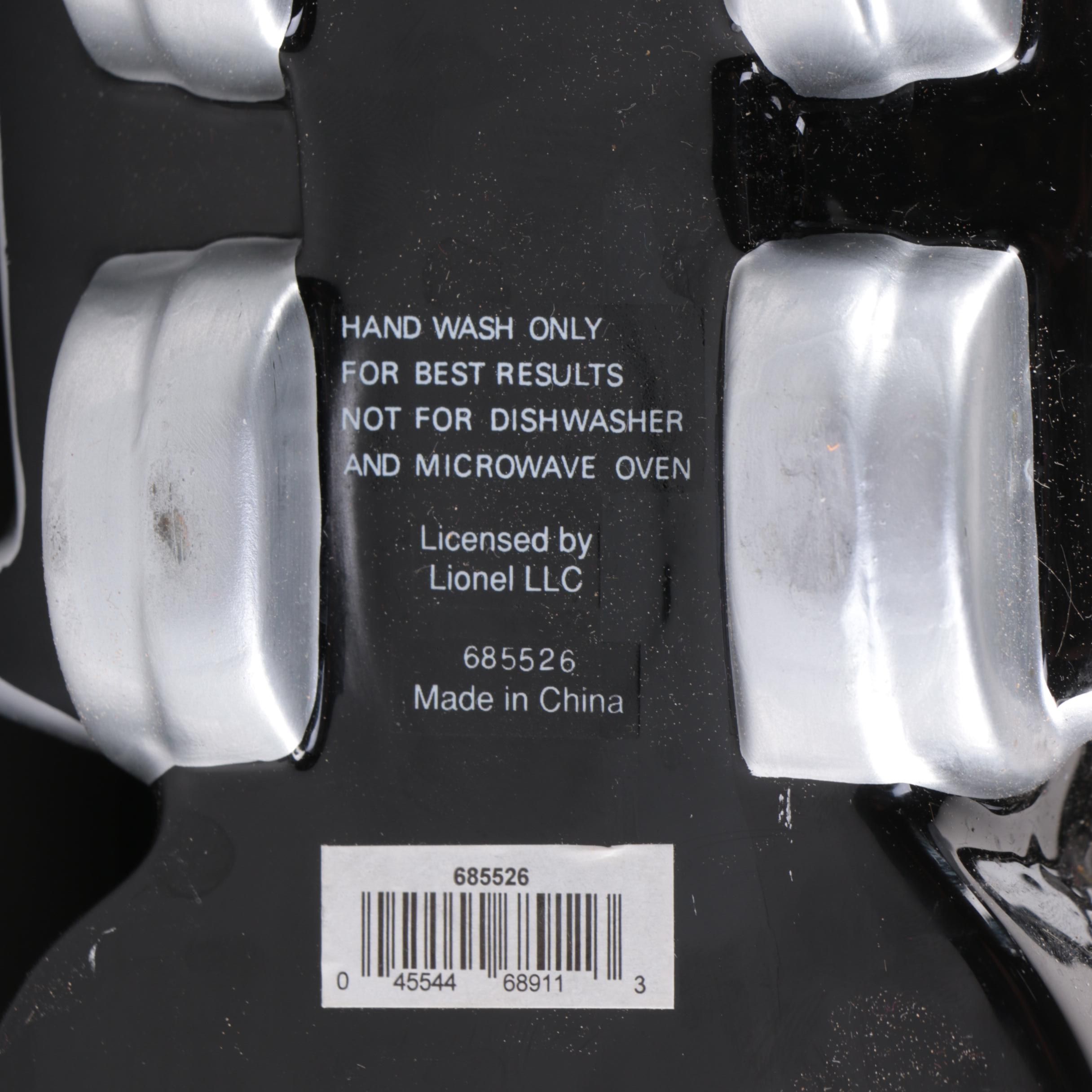 Lionel Model Train Themed Ceramic Cookie Jar