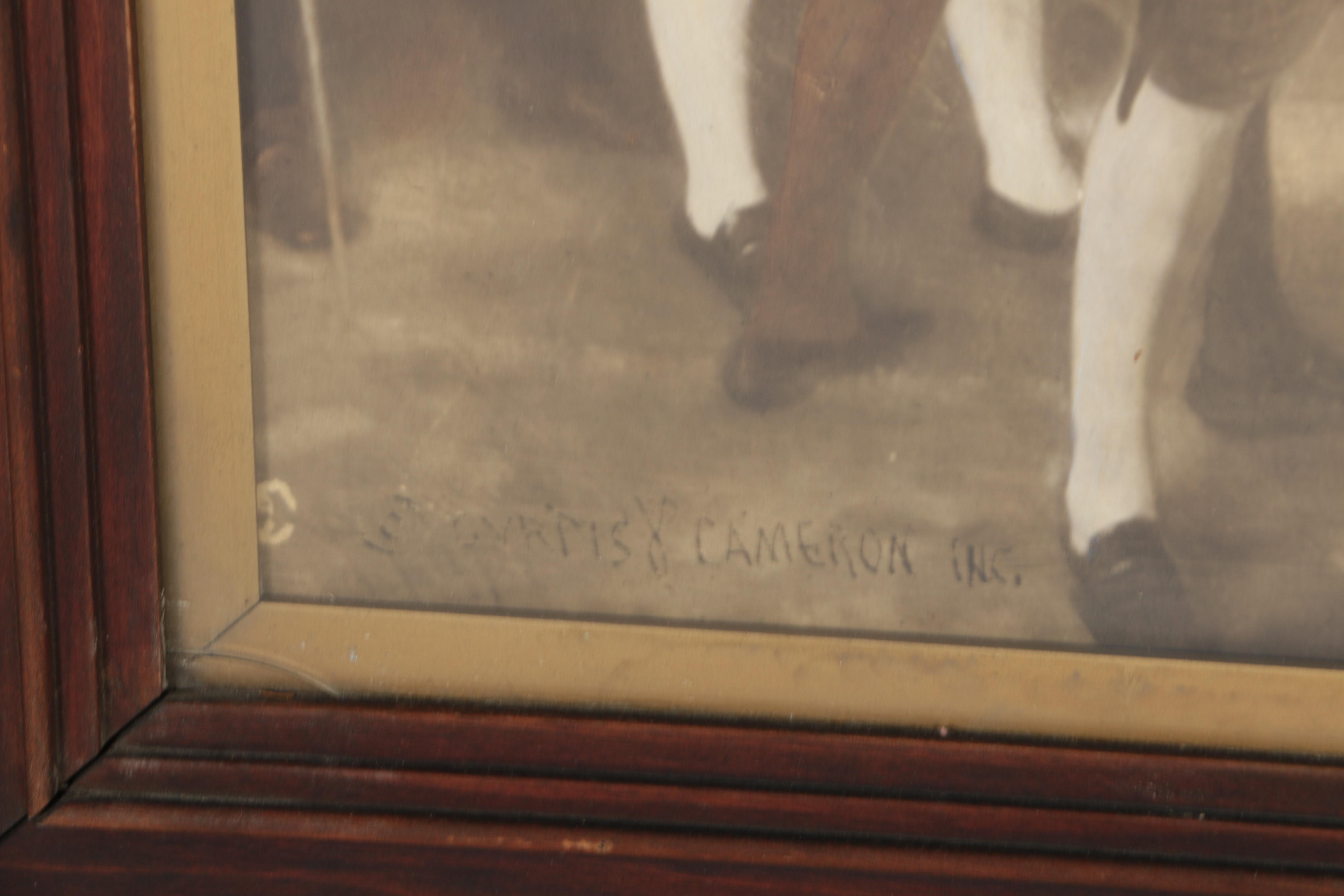 Curtis and Cameron Early 20th-Century Embellished Albumen Print