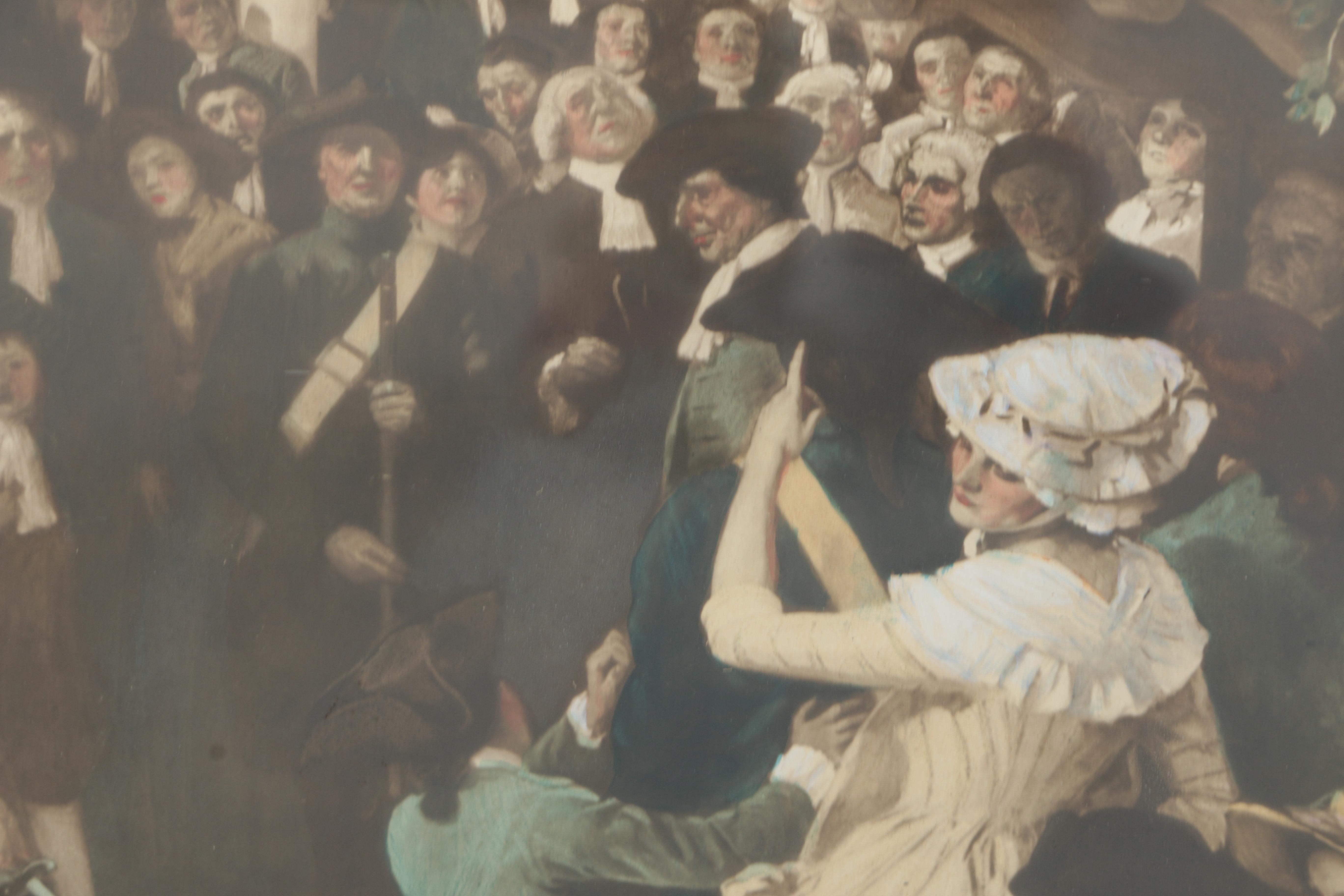 Curtis and Cameron Early 20th-Century Embellished Albumen Print