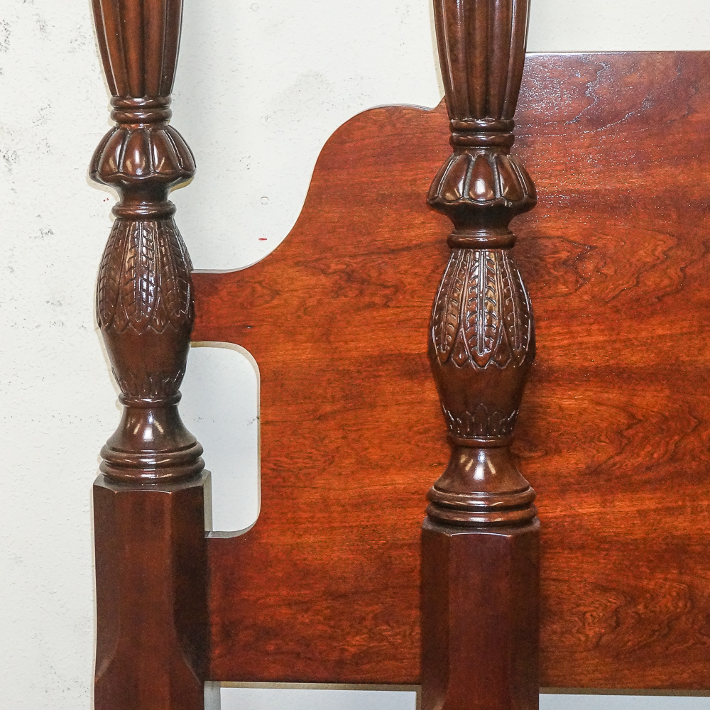 Federal Style Four Poster Queen Size Rice Bed