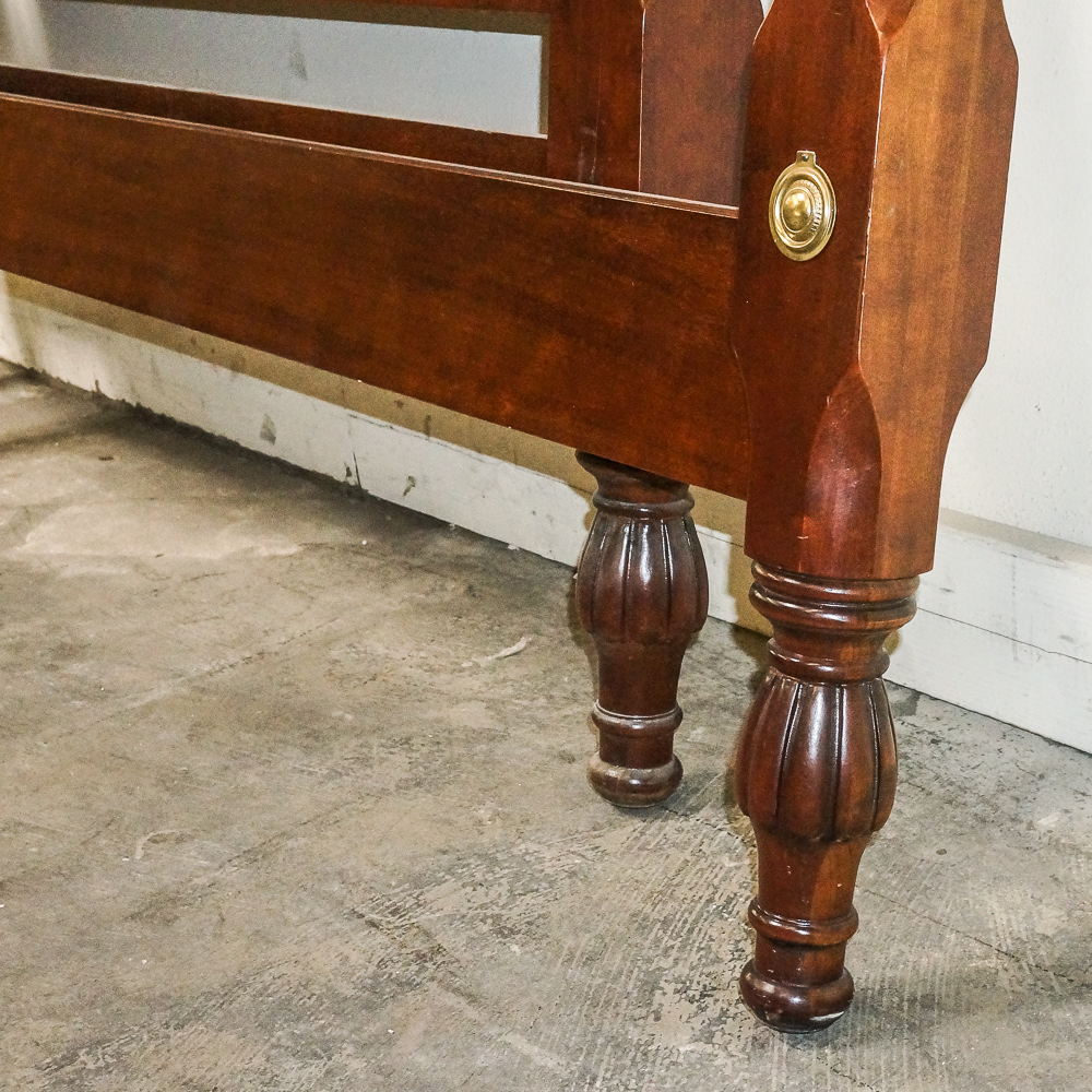 Federal Style Four Poster Queen Size Rice Bed