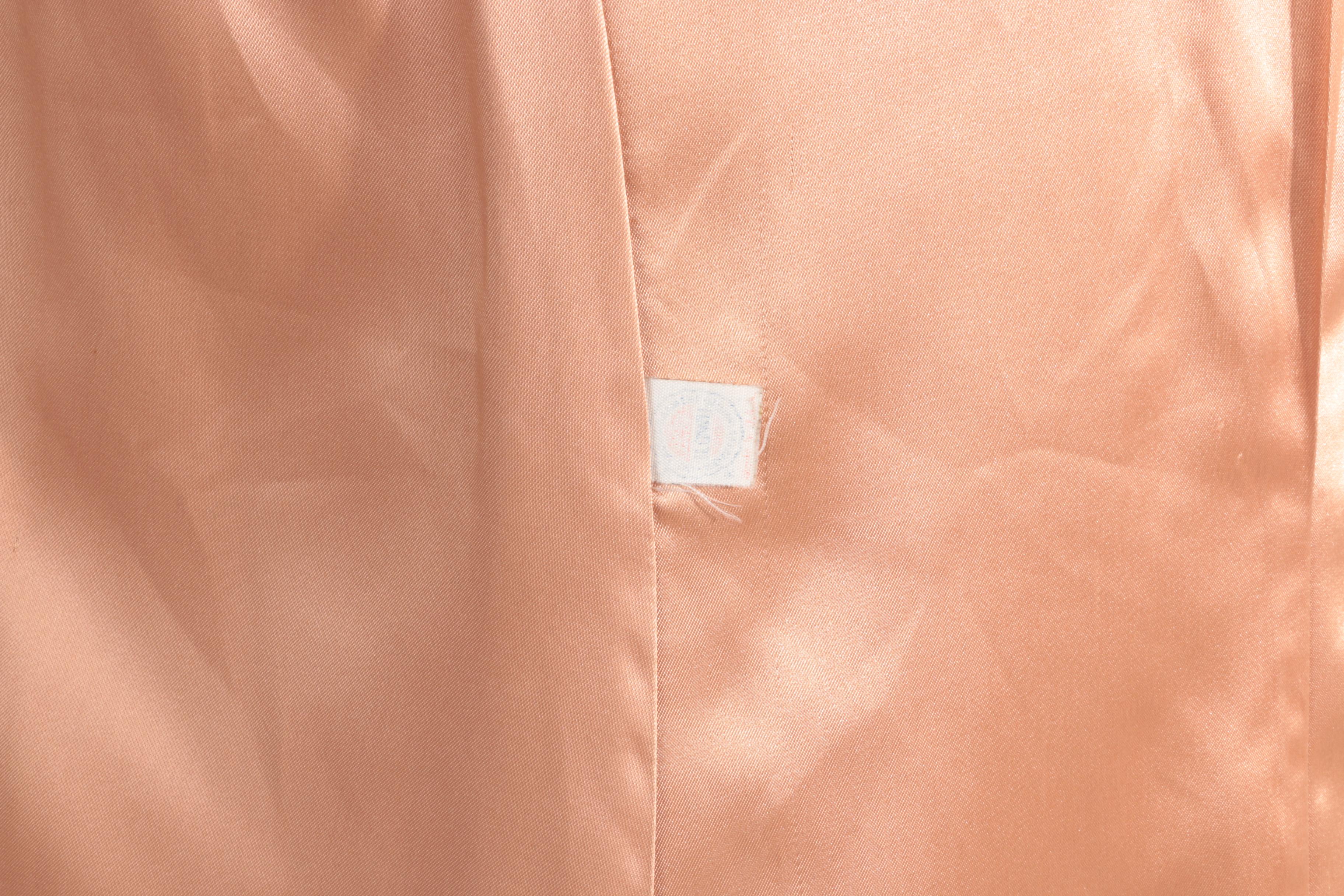 Women's Vintage Camel Hair and Fox Fur Coat