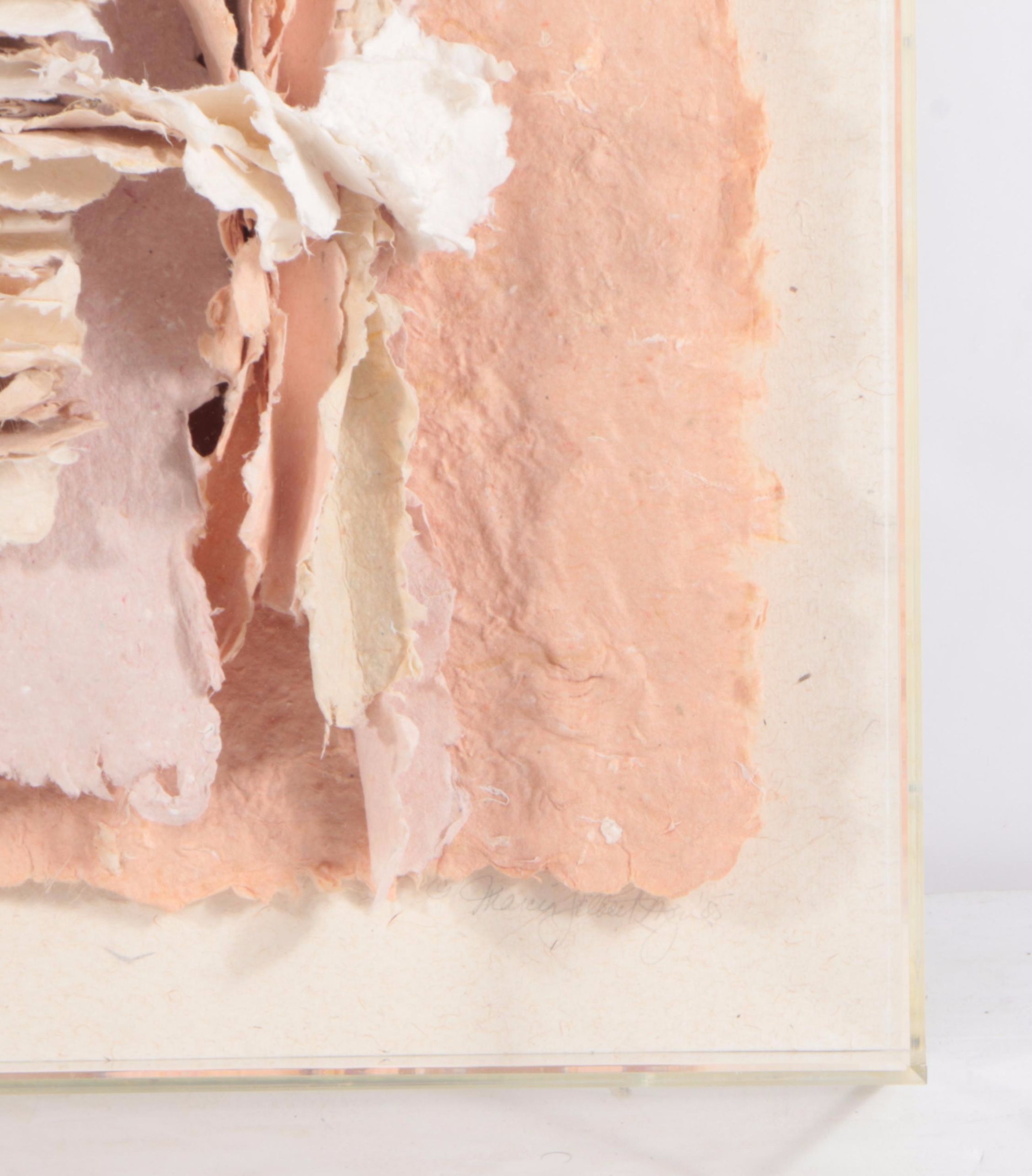 Sculptural Abstract Handmade Paper Art