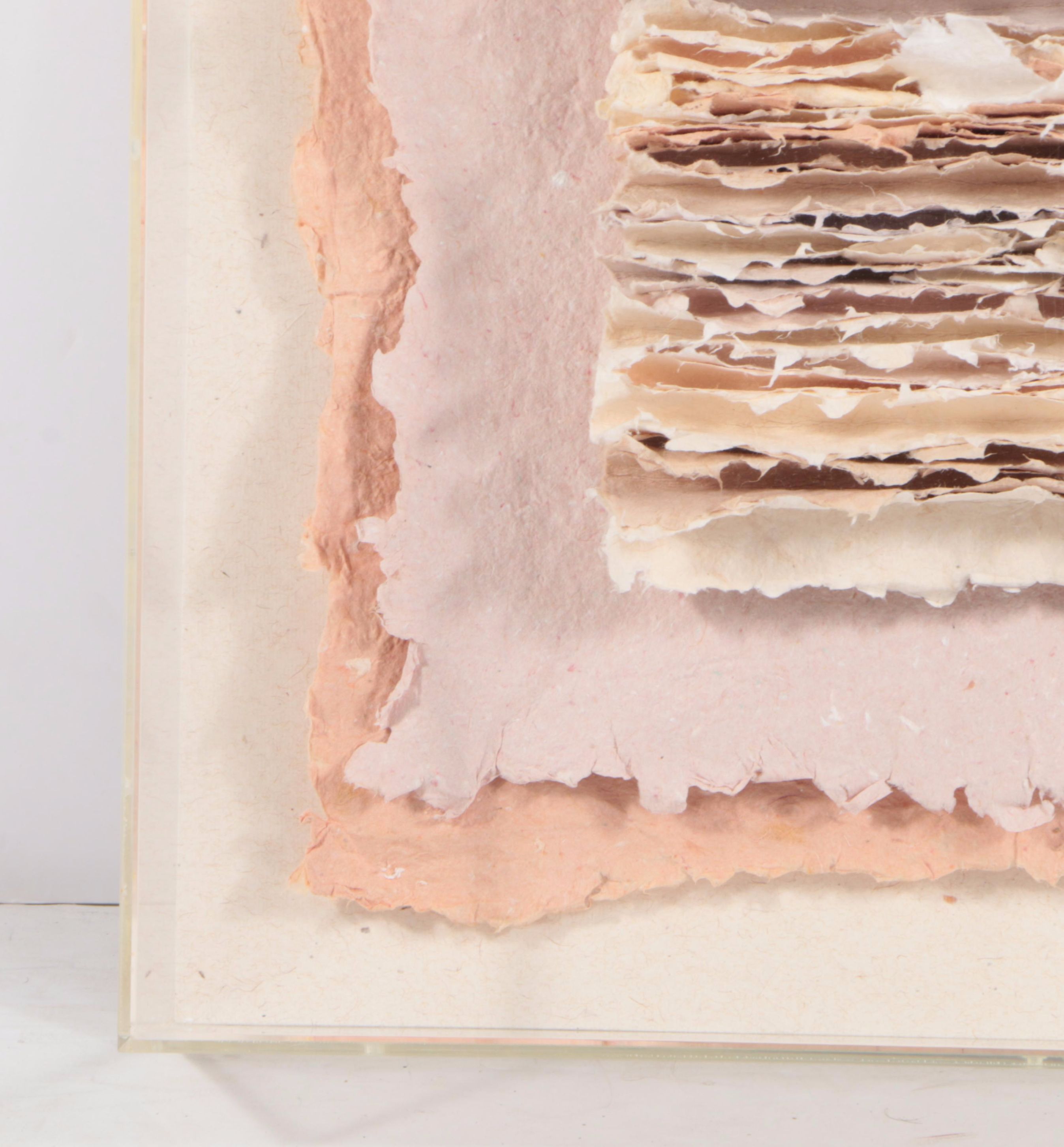 Sculptural Abstract Handmade Paper Art