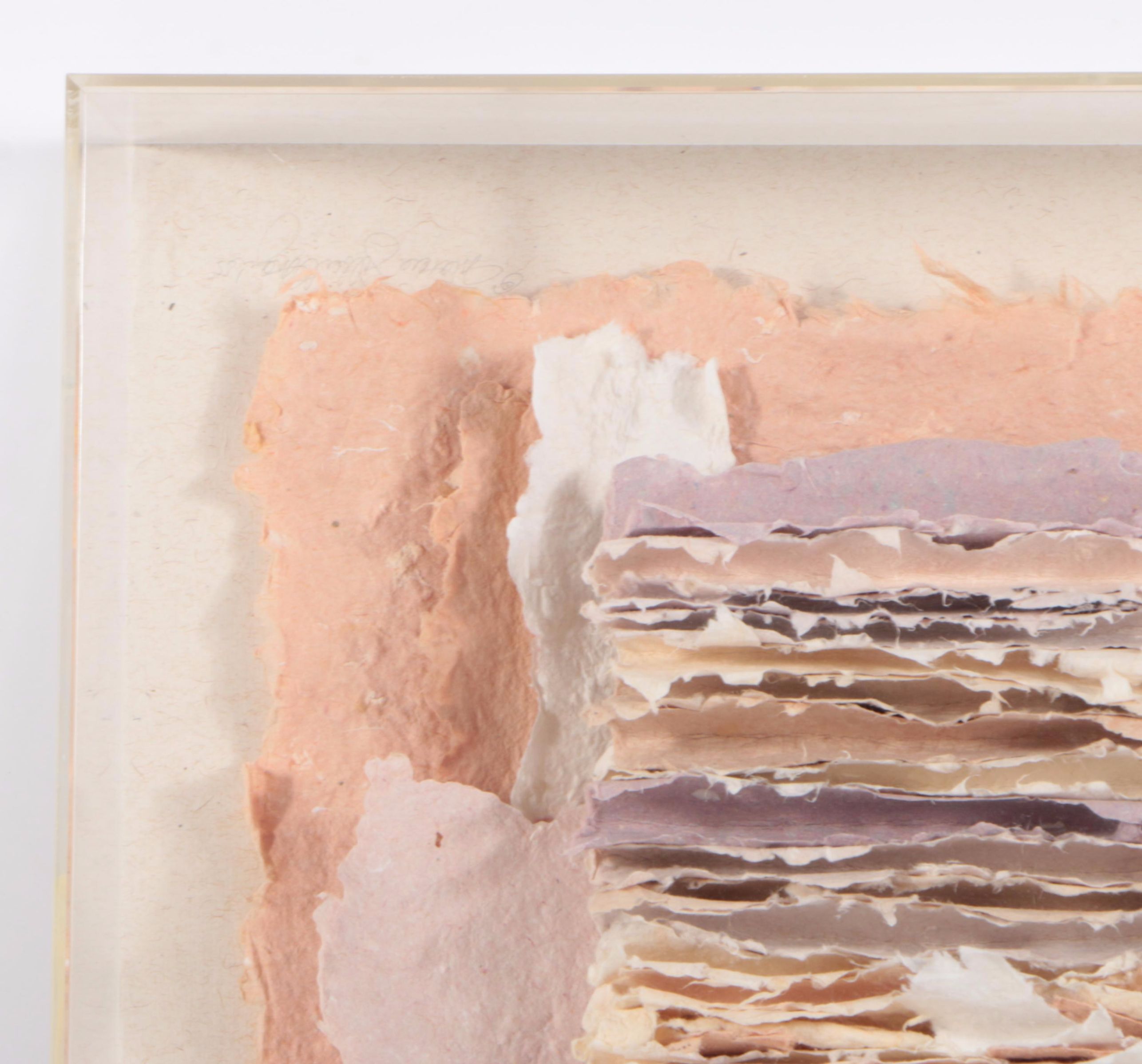 Sculptural Abstract Handmade Paper Art