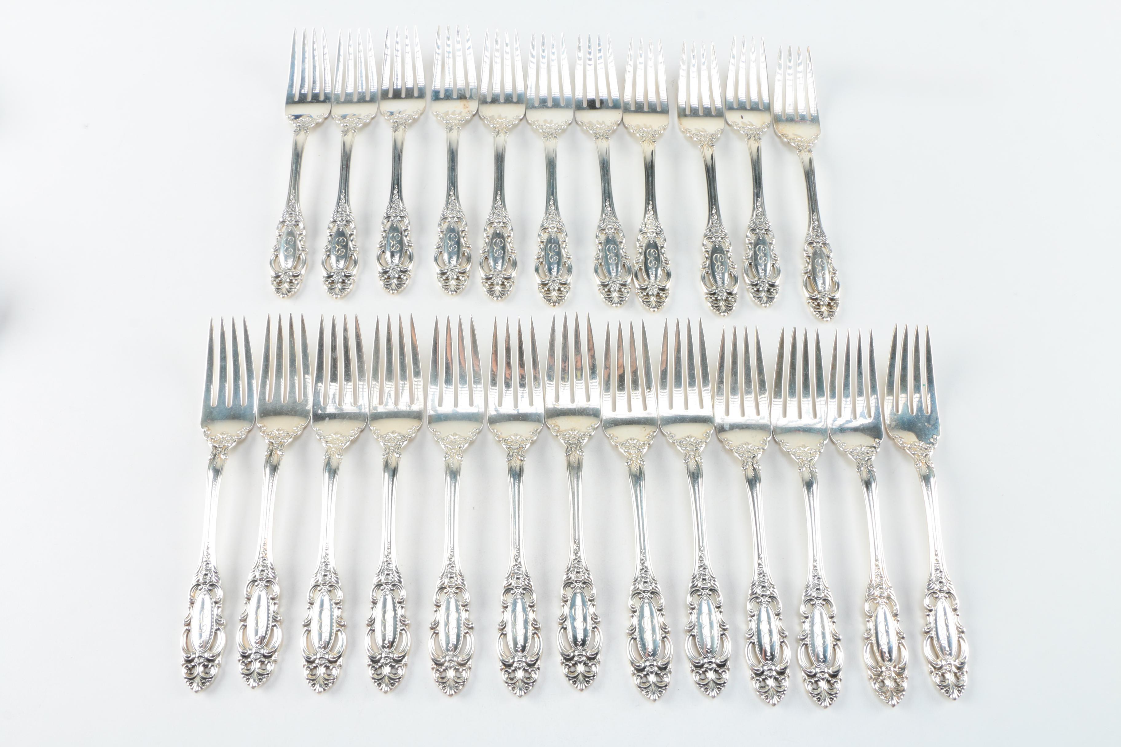 Towle "Grand Duchess" Sterling Silver Flatware Set