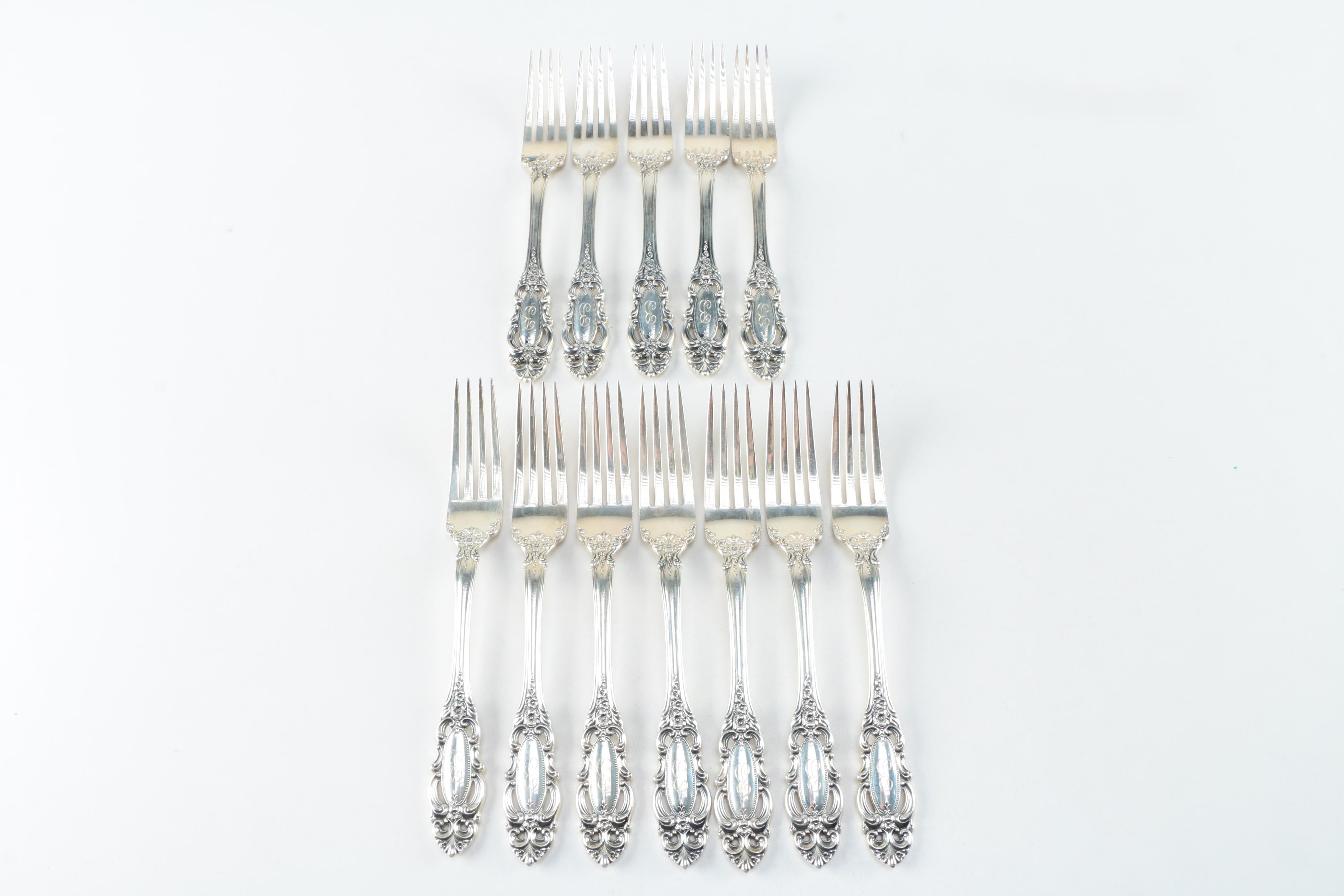 Towle "Grand Duchess" Sterling Silver Flatware Set
