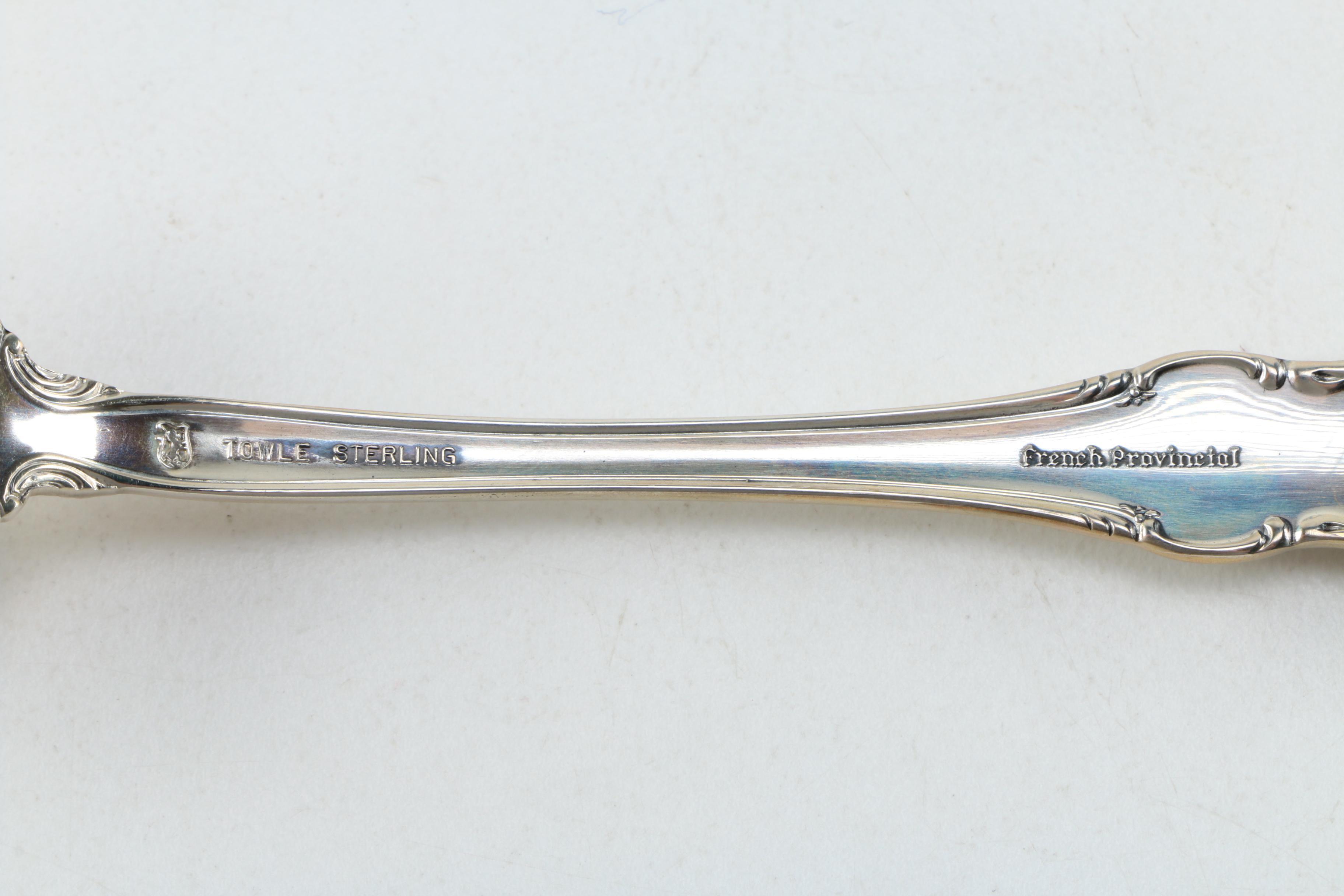 Towle "French Provincial" Sterling Silver Flatware