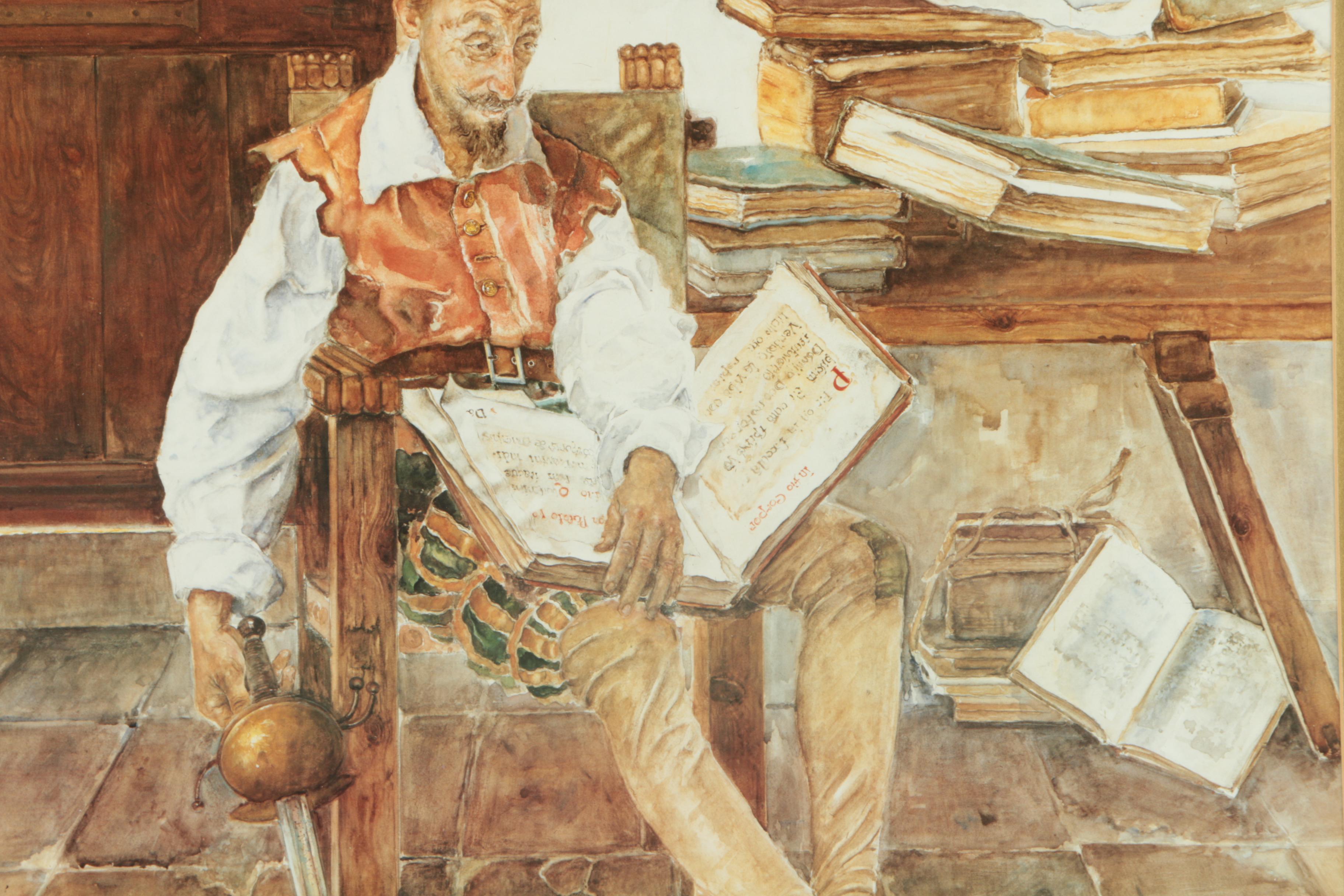 Offset Lithograph "Lladro Museum & Galleries Grand Opening 1986"