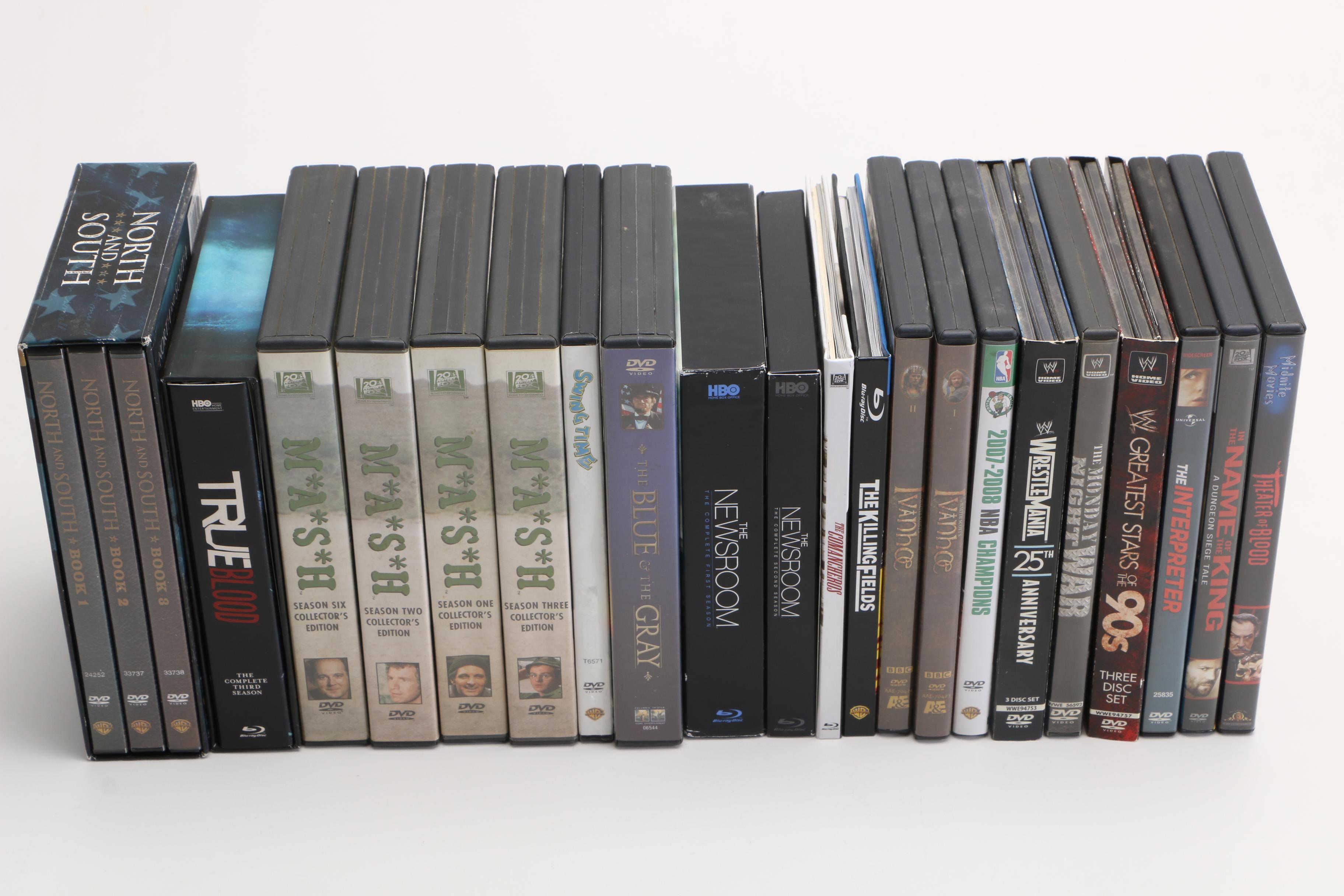 "True Blood," "MASH," WWE and Other Action DVDs and Blu-Ray Discs