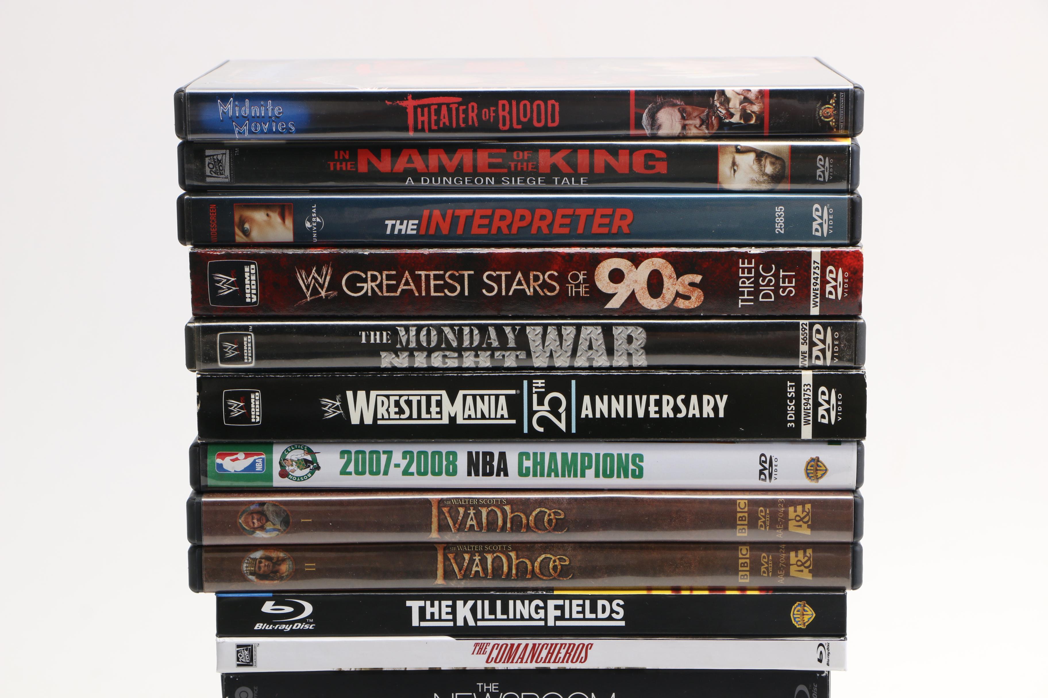 "True Blood," "MASH," WWE and Other Action DVDs and Blu-Ray Discs