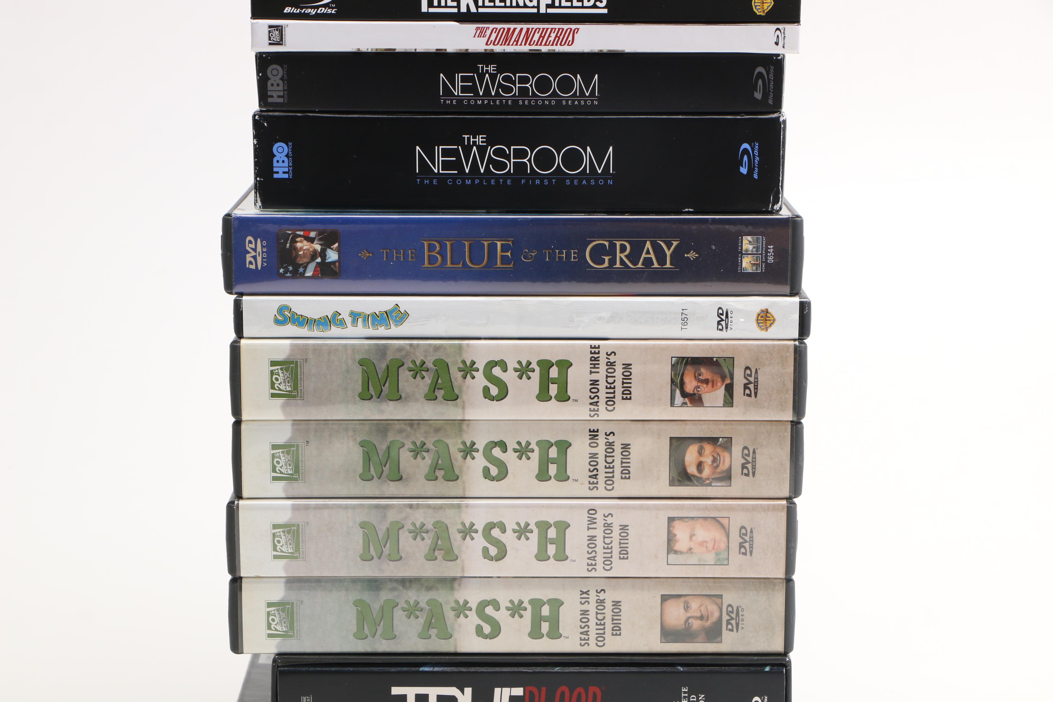 "True Blood," "MASH," WWE and Other Action DVDs and Blu-Ray Discs