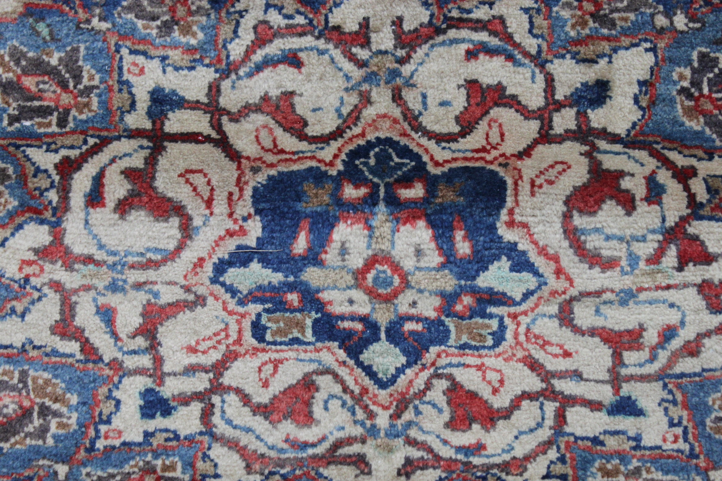 Hand-Knotted Persian Mohajeran Sarouk Area Rug