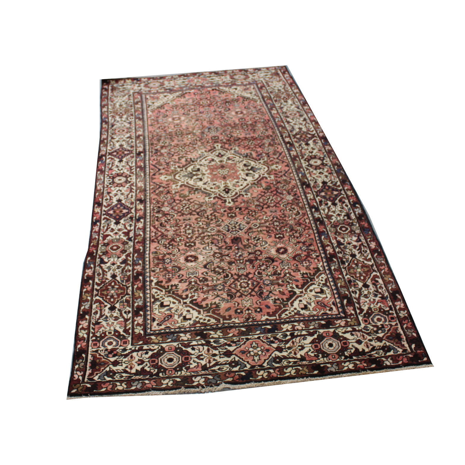 Hand-Knotted Persian Lilihan Area Rug