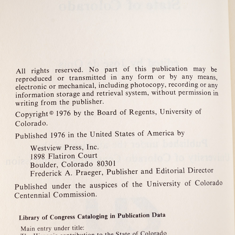 Collection of Vintage Colorado History Books