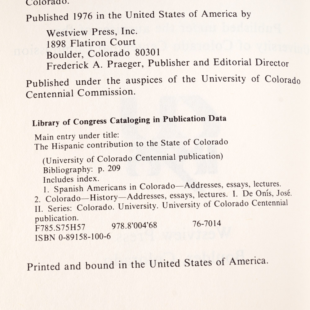 Collection of Vintage Colorado History Books