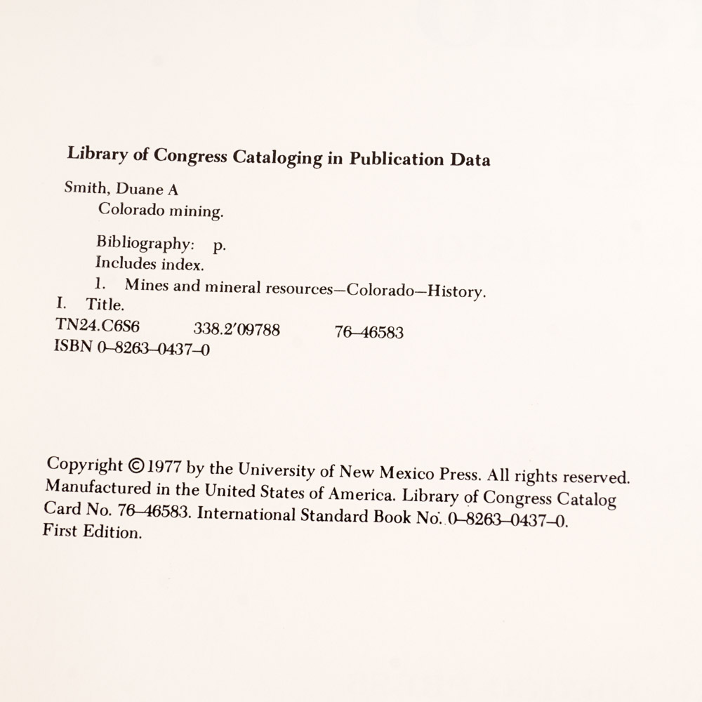 Collection of Vintage Colorado History Books