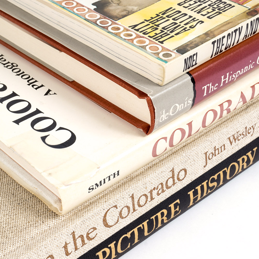 Collection of Vintage Colorado History Books