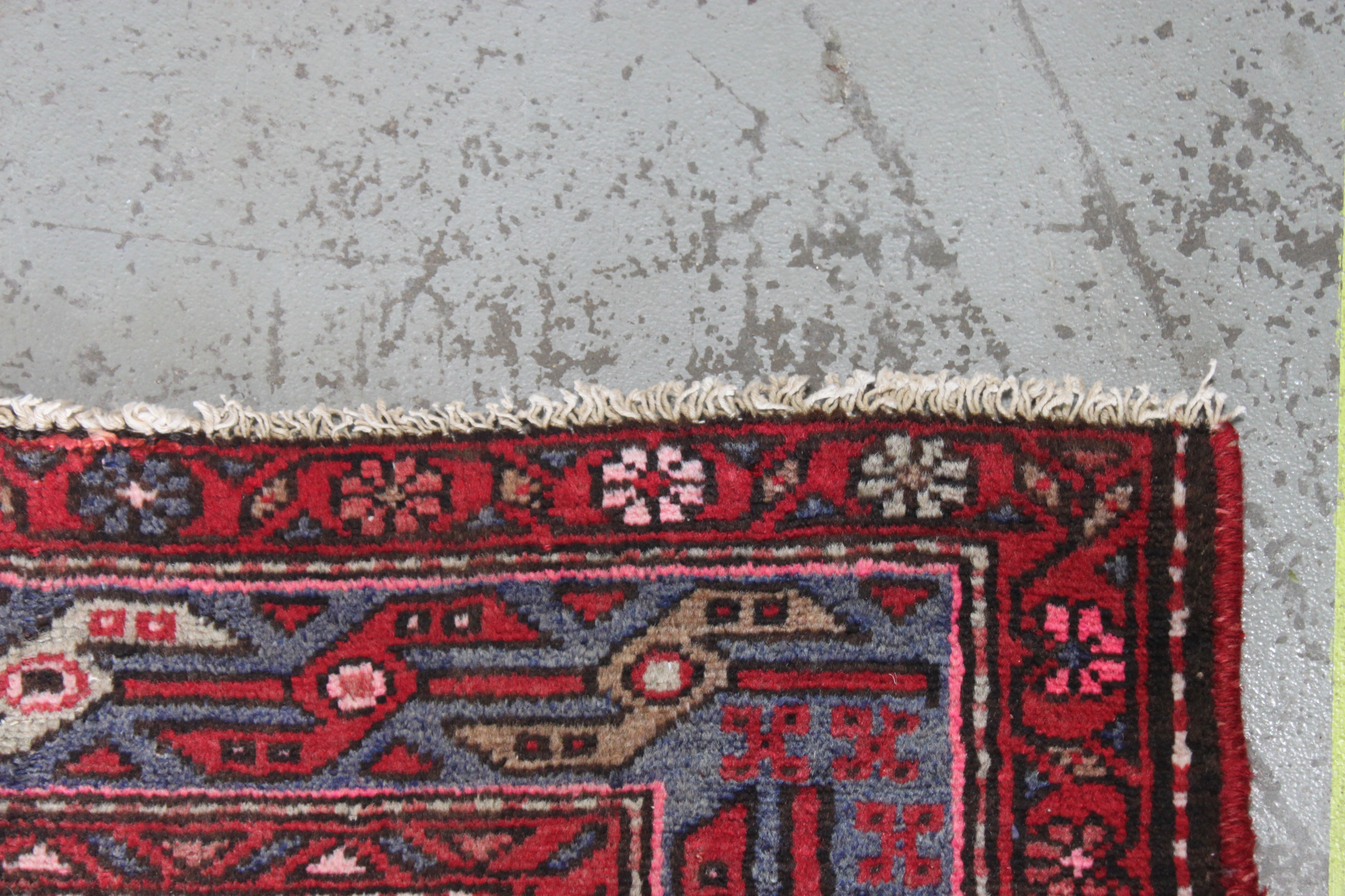 Hand-Knotted Persian Qashqai Area Rug