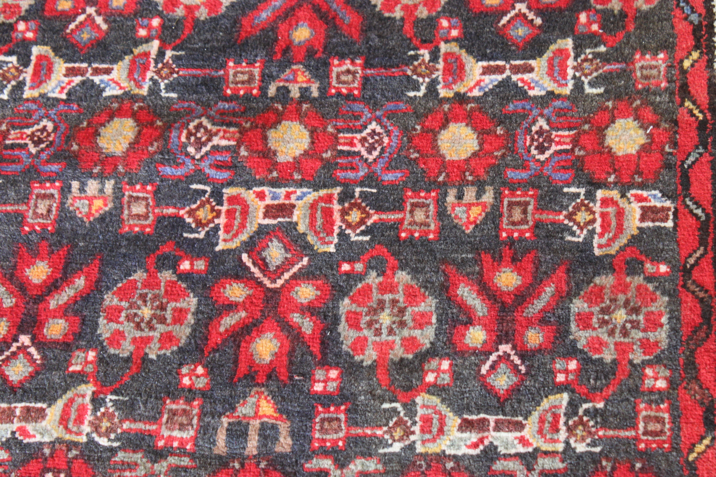 Hand-Knotted Persian Malayer Carpet Runner