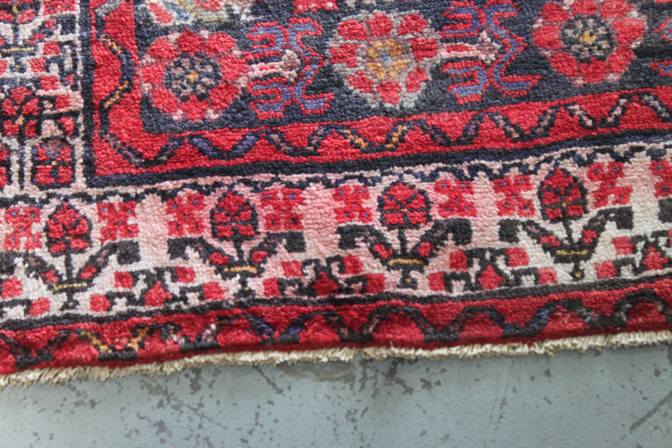 Hand-Knotted Persian Malayer Carpet Runner
