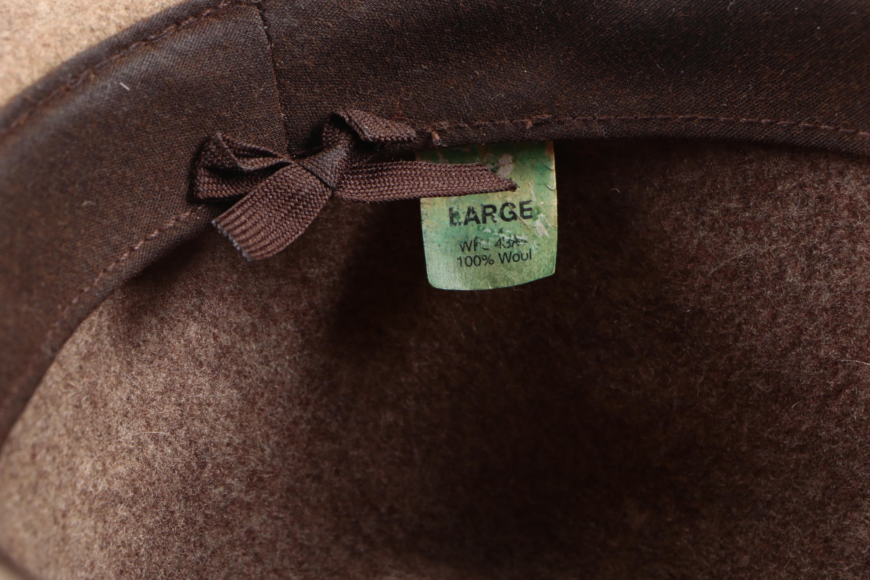 Stetson Light Brown Wool Mello Felt Fedora