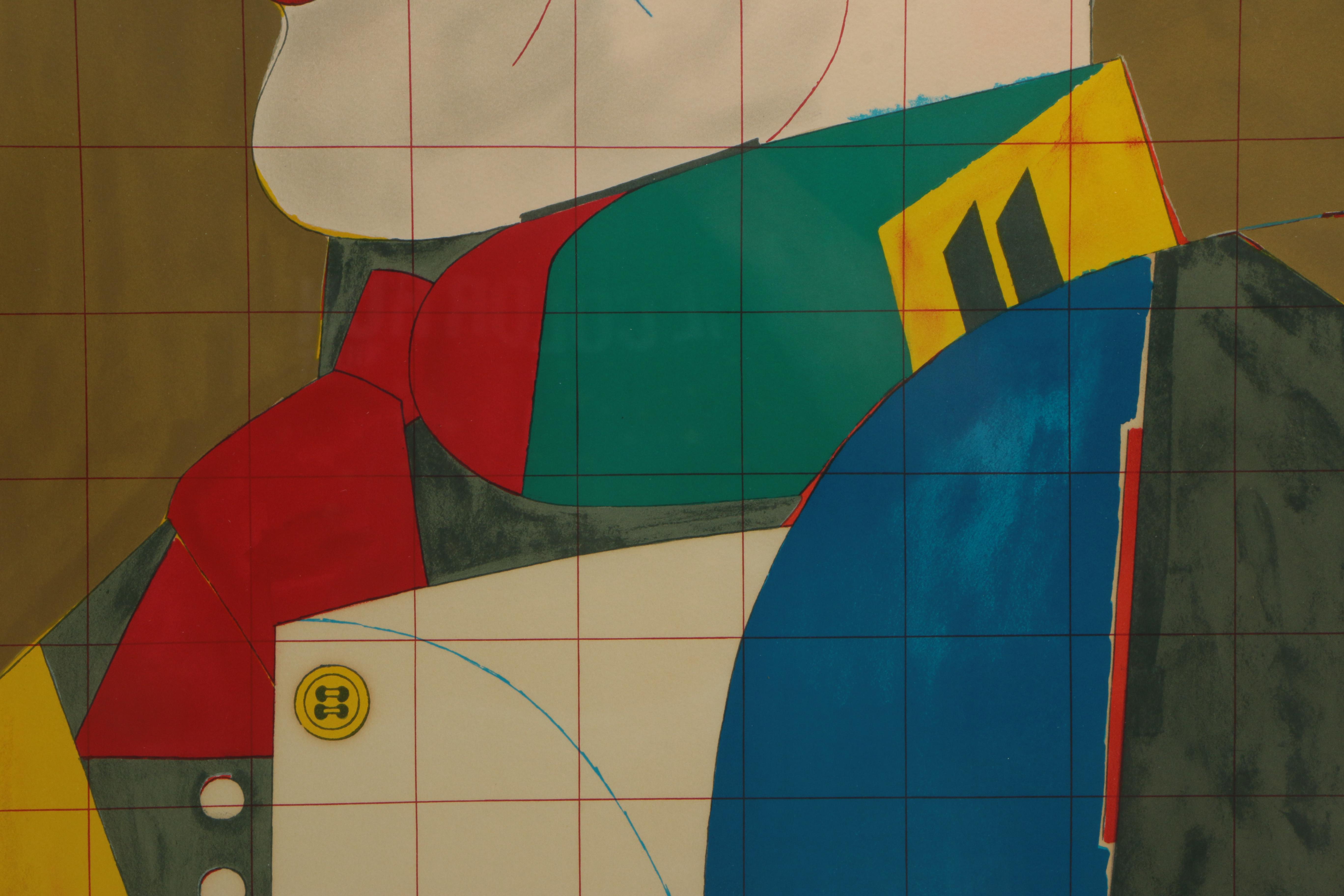 Richard Linder Limited Edition Lithograph "Profile (From After Noon)"