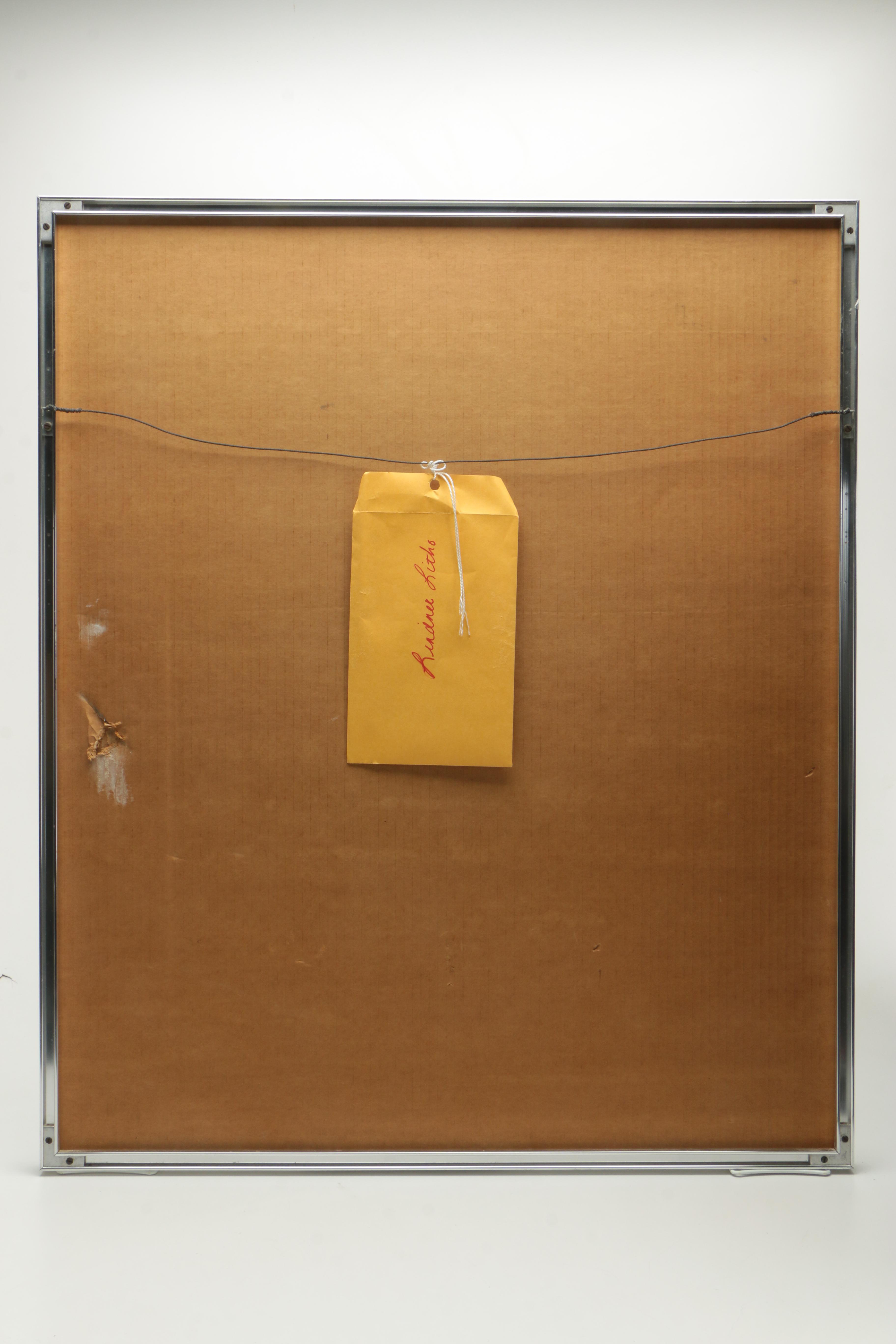 Richard Linder Limited Edition Lithograph "Profile (From After Noon)"