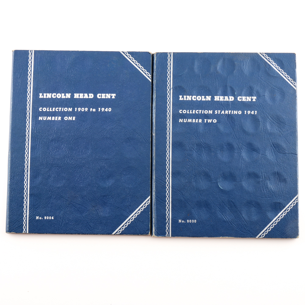 Two Whitman Binders of Lincoln Cents