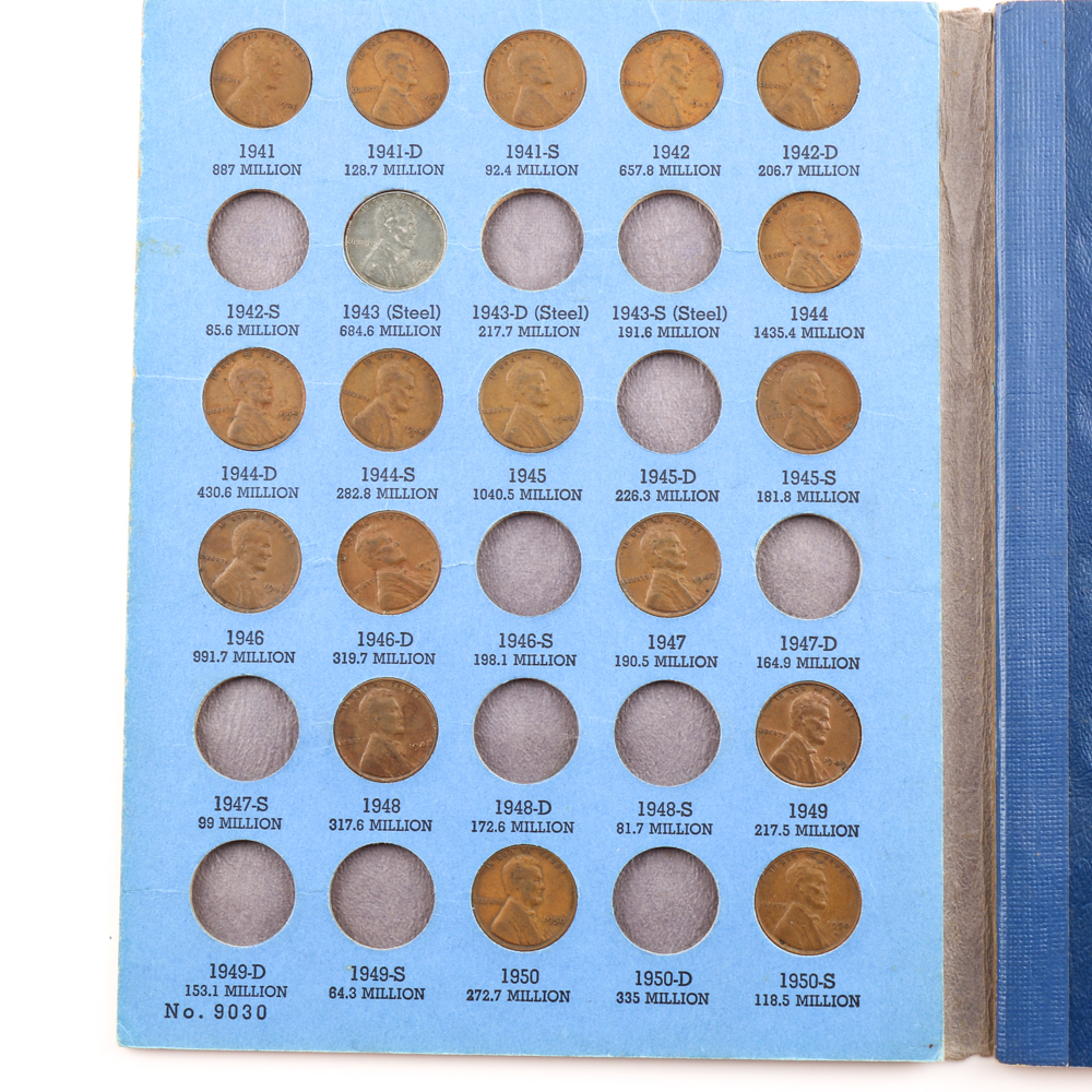 Two Whitman Binders of Lincoln Cents