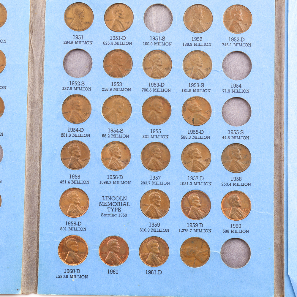 Two Whitman Binders of Lincoln Cents