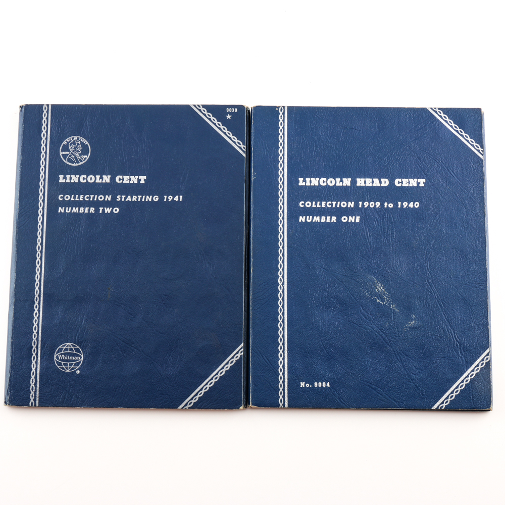 Two Whitman Binders of Lincoln Cents